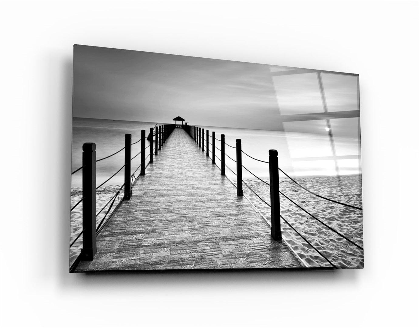 ・"Pier 18"・Glass Wall Art