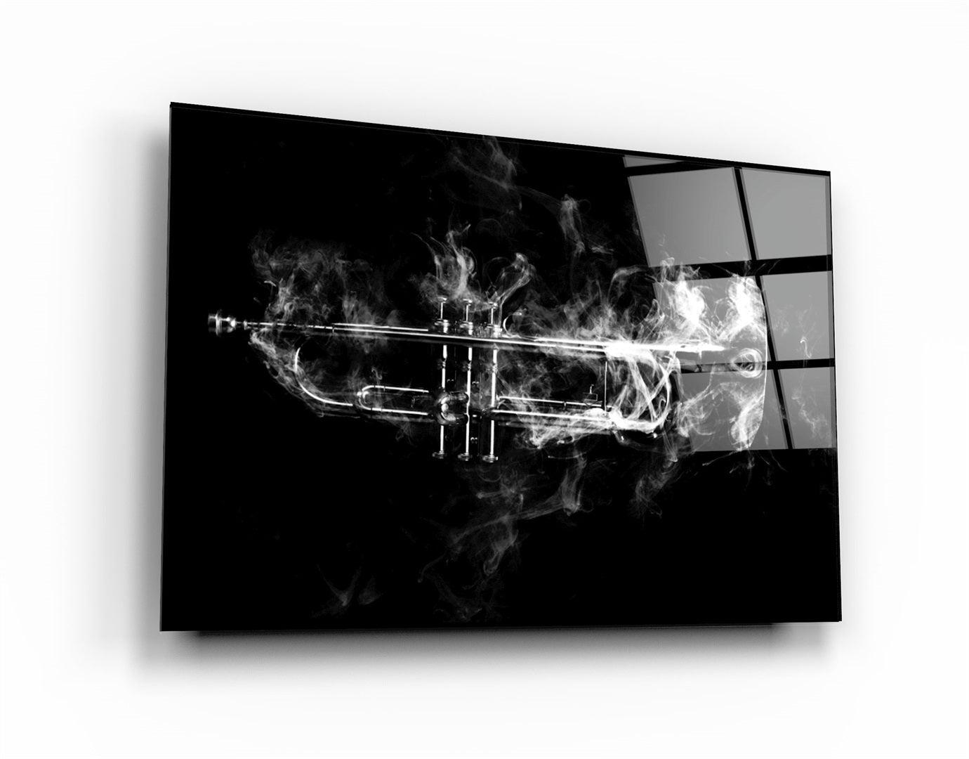 ・"Trumpet"・Glass Wall Art