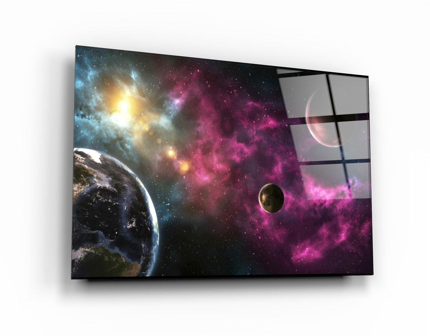 ・"Space"・Glass Wall Art