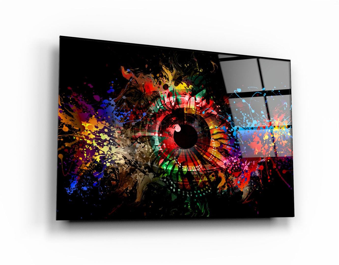 ・"Eye of the Future"・Glass Wall Art