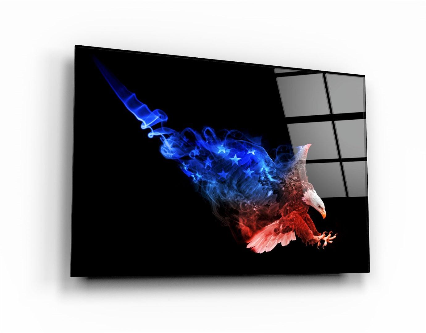 ・"Eagle of US"・Glass Wall Art
