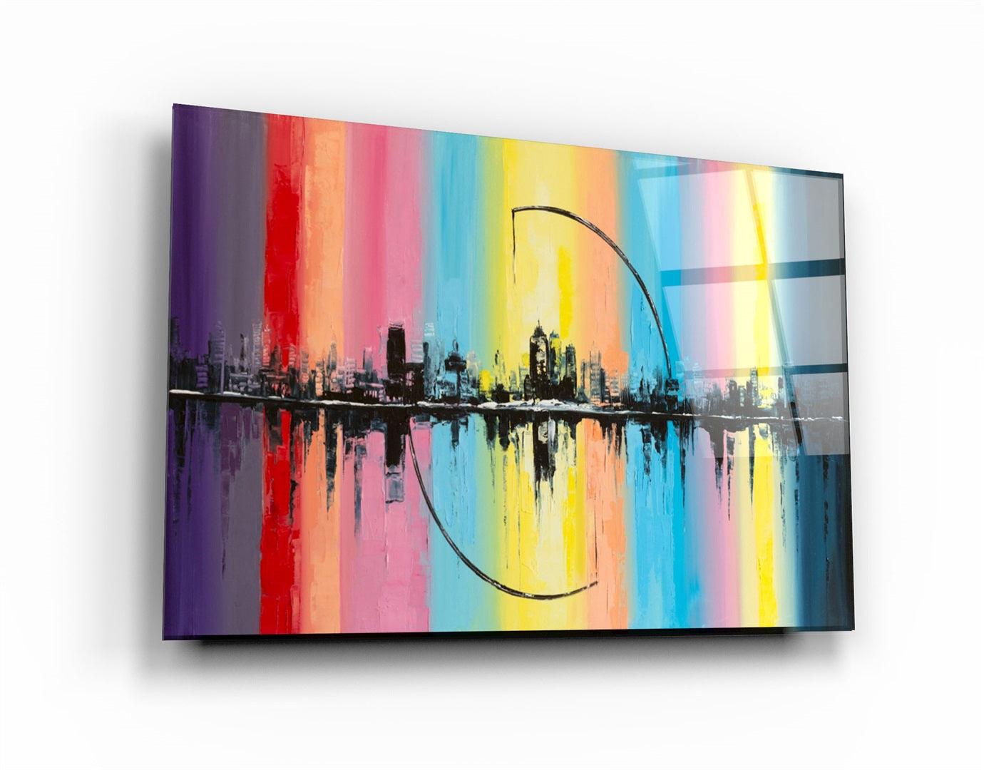 ・"CityLine"・Glass Wall Art