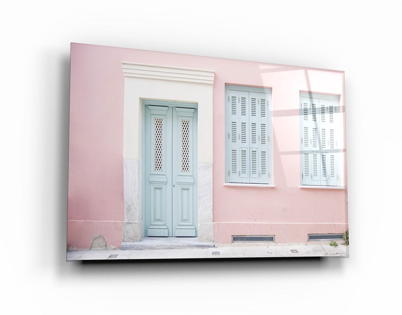 ・"Closed Door and Windows"・Glass Wall Art