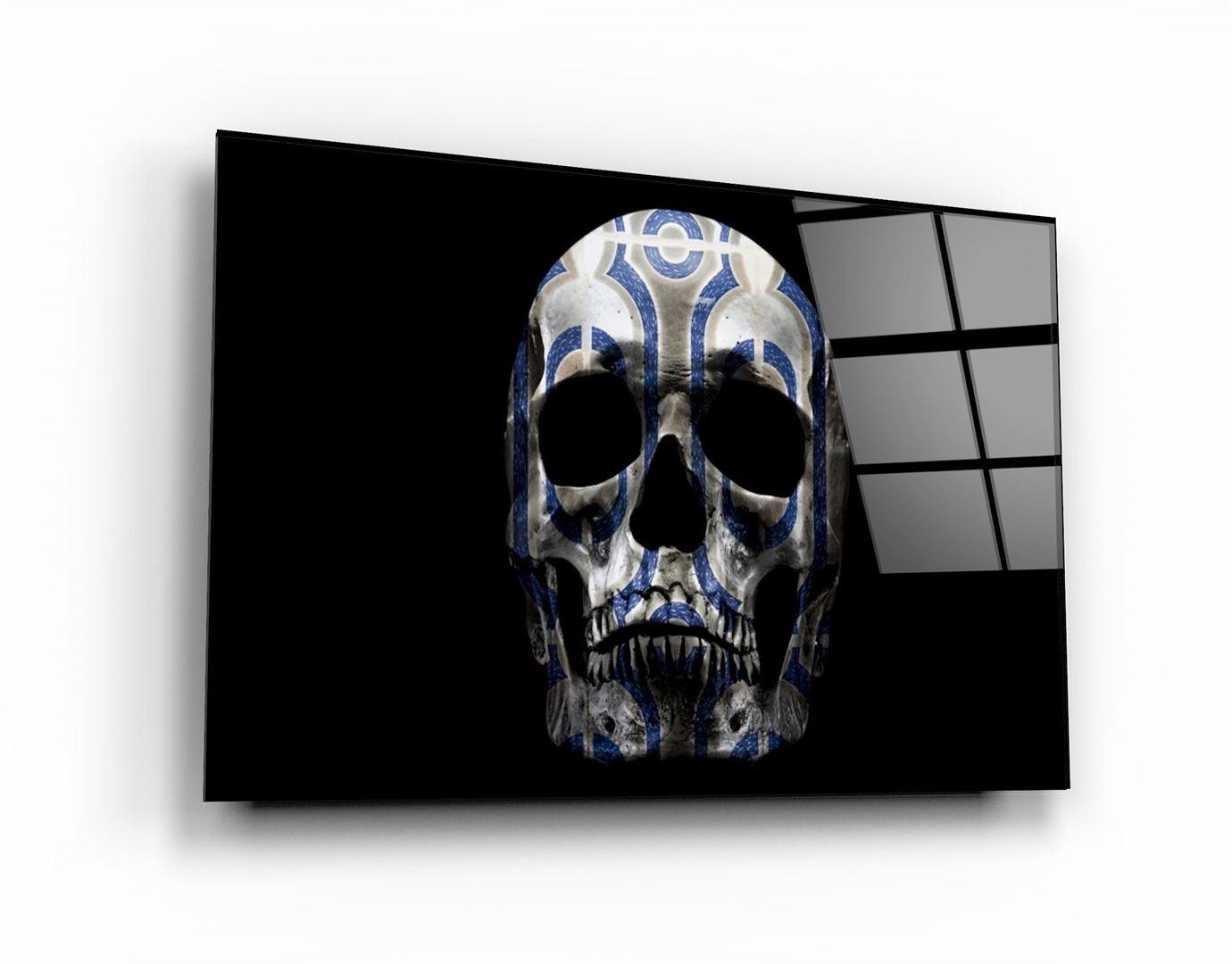 ・"Design Skull"・Glass Wall Art
