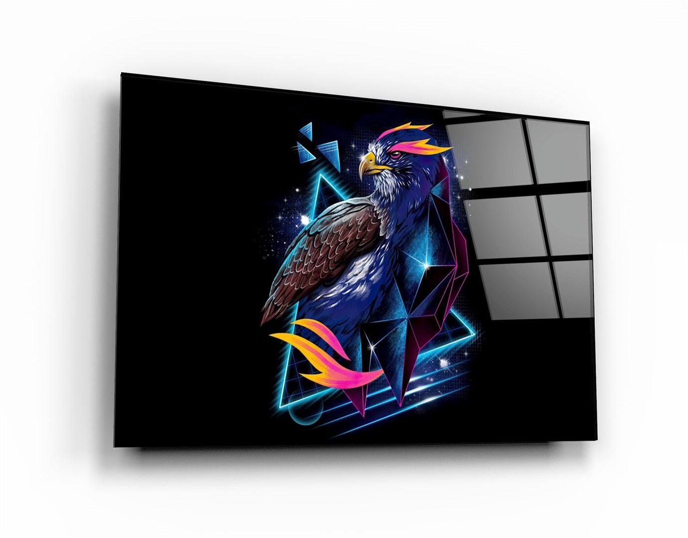 ・"Falcon Neo"・Glass Wall Art