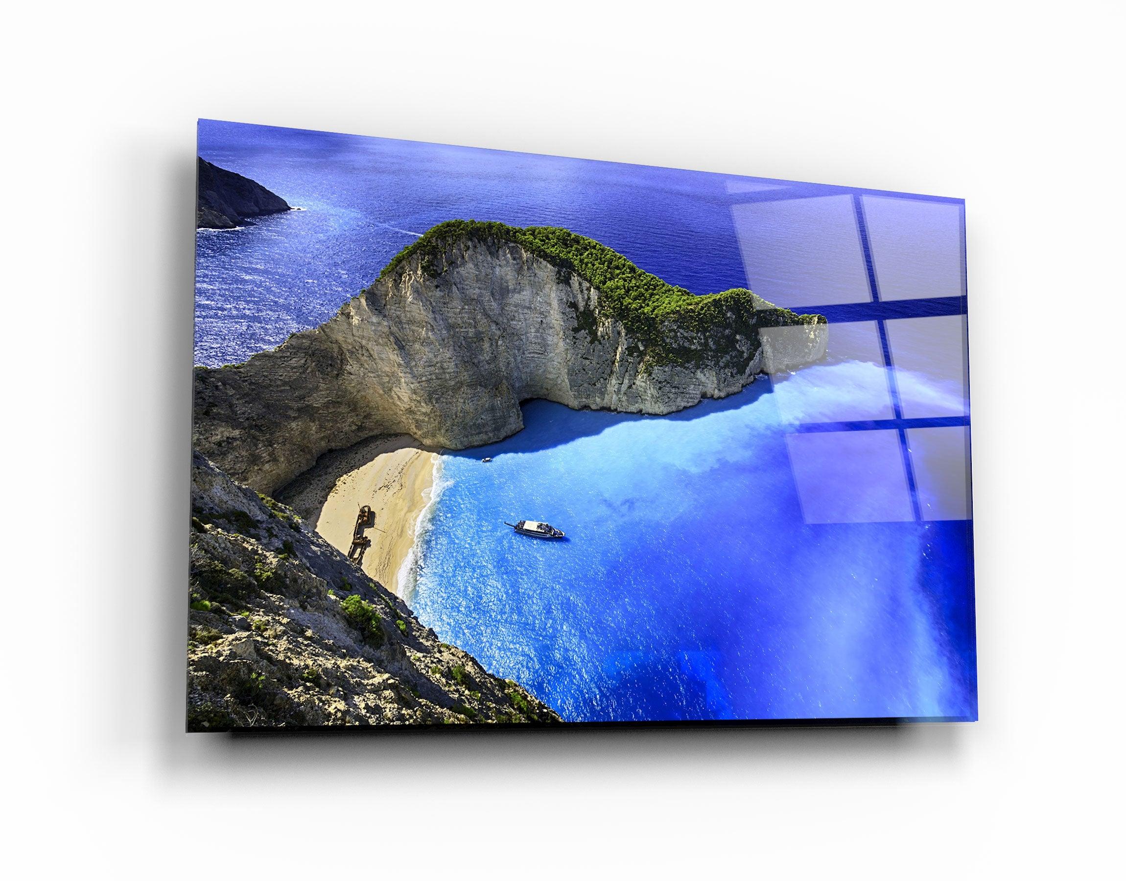 ・"The Dead Sea"・Glass Wall Art