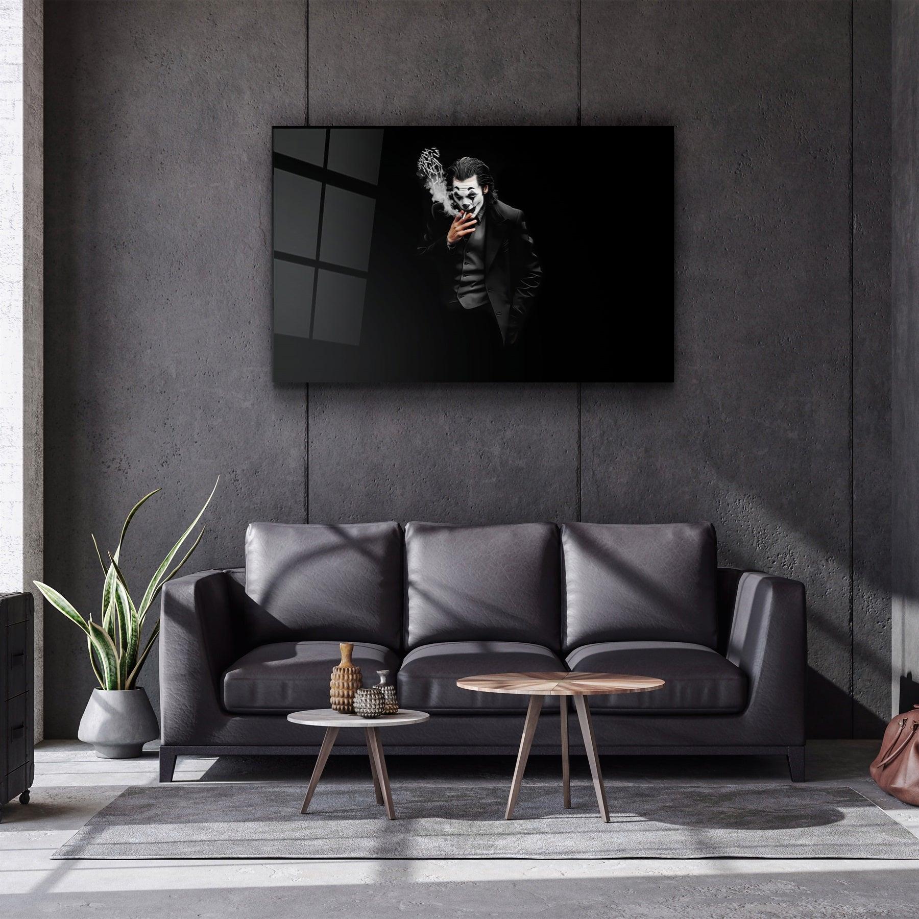 ・"Joker - Haha"・Designer's Collection Glass Wall Art