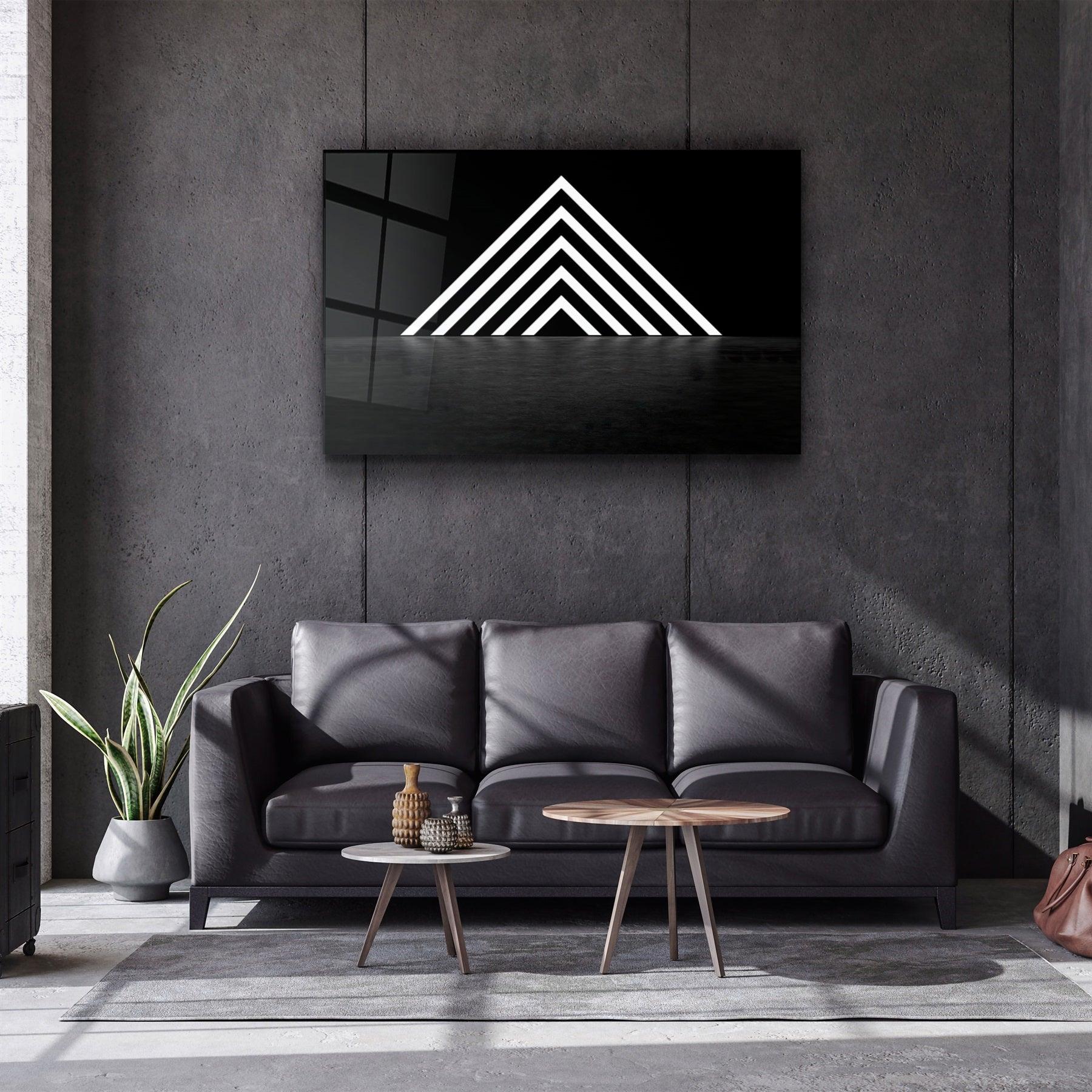 ・"Mystic Triangle Gate"・Glass Wall Art