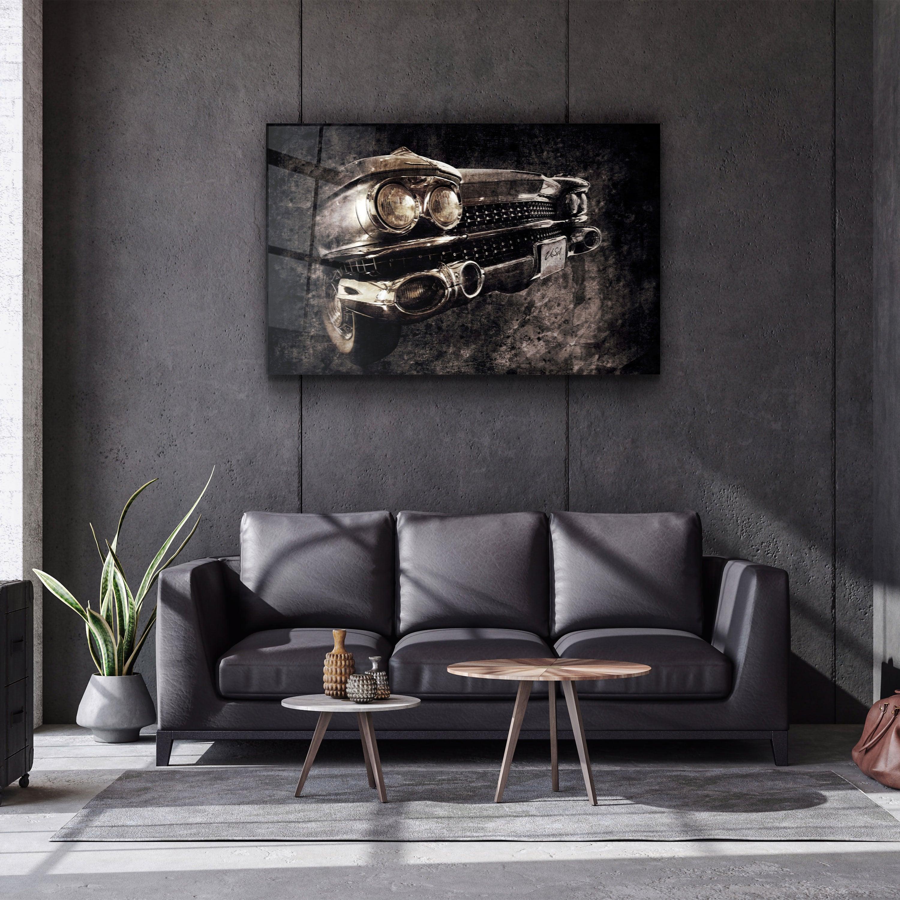 ・"Face Of The Classic"・Glass Wall Art - ArtDesigna Glass Printing Wall Art