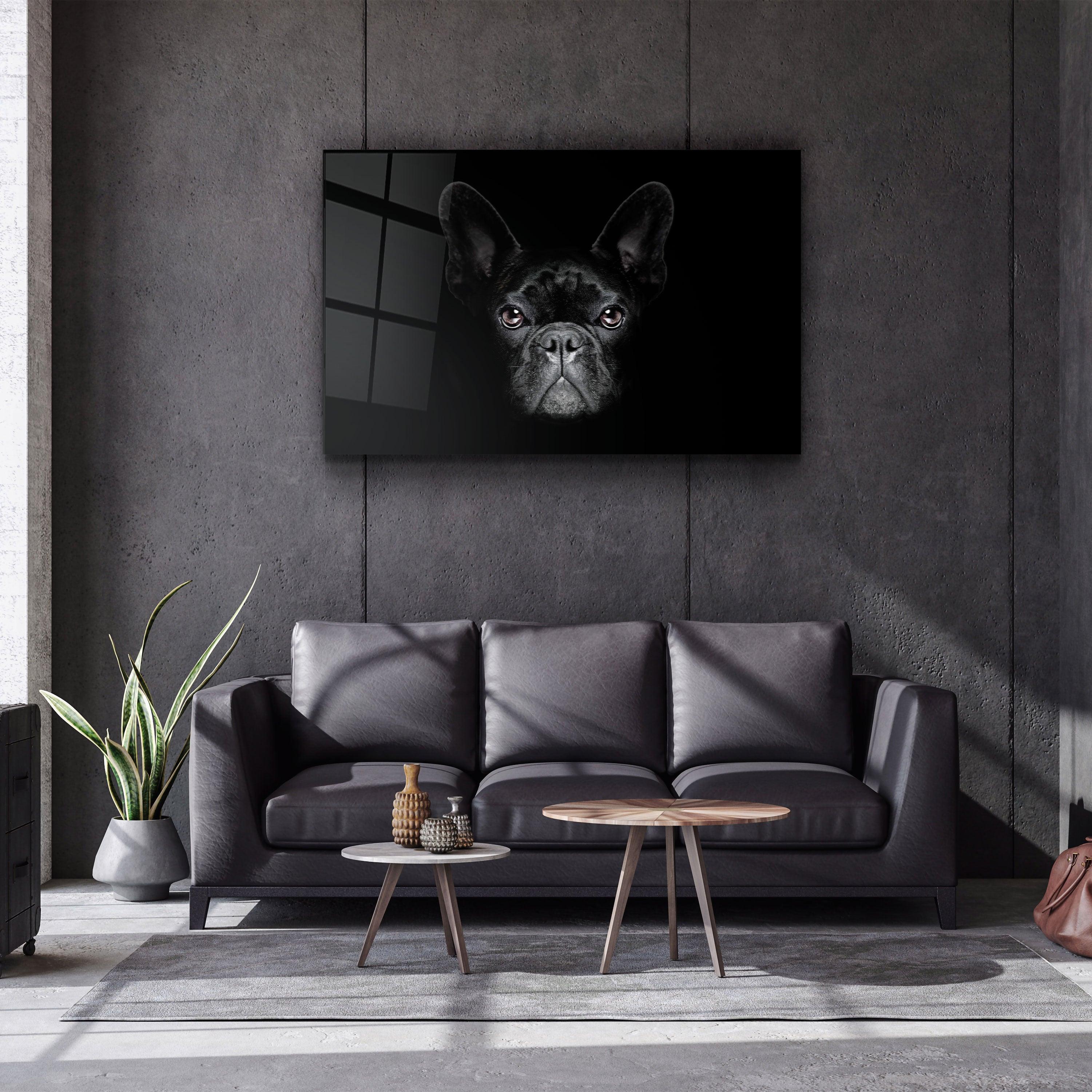 ・"The Pug"・Glass Wall Art