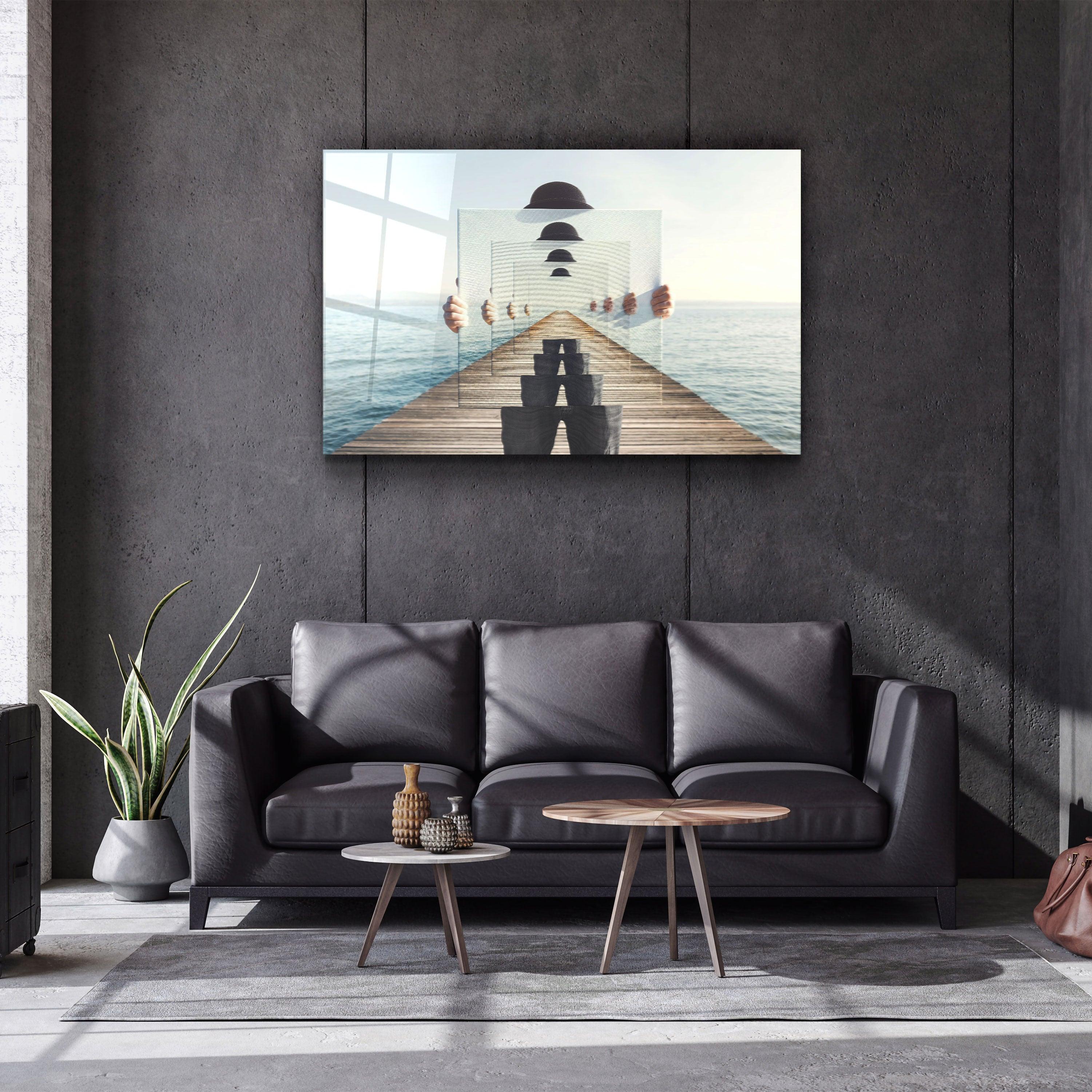・"Loop"・Glass Wall Art