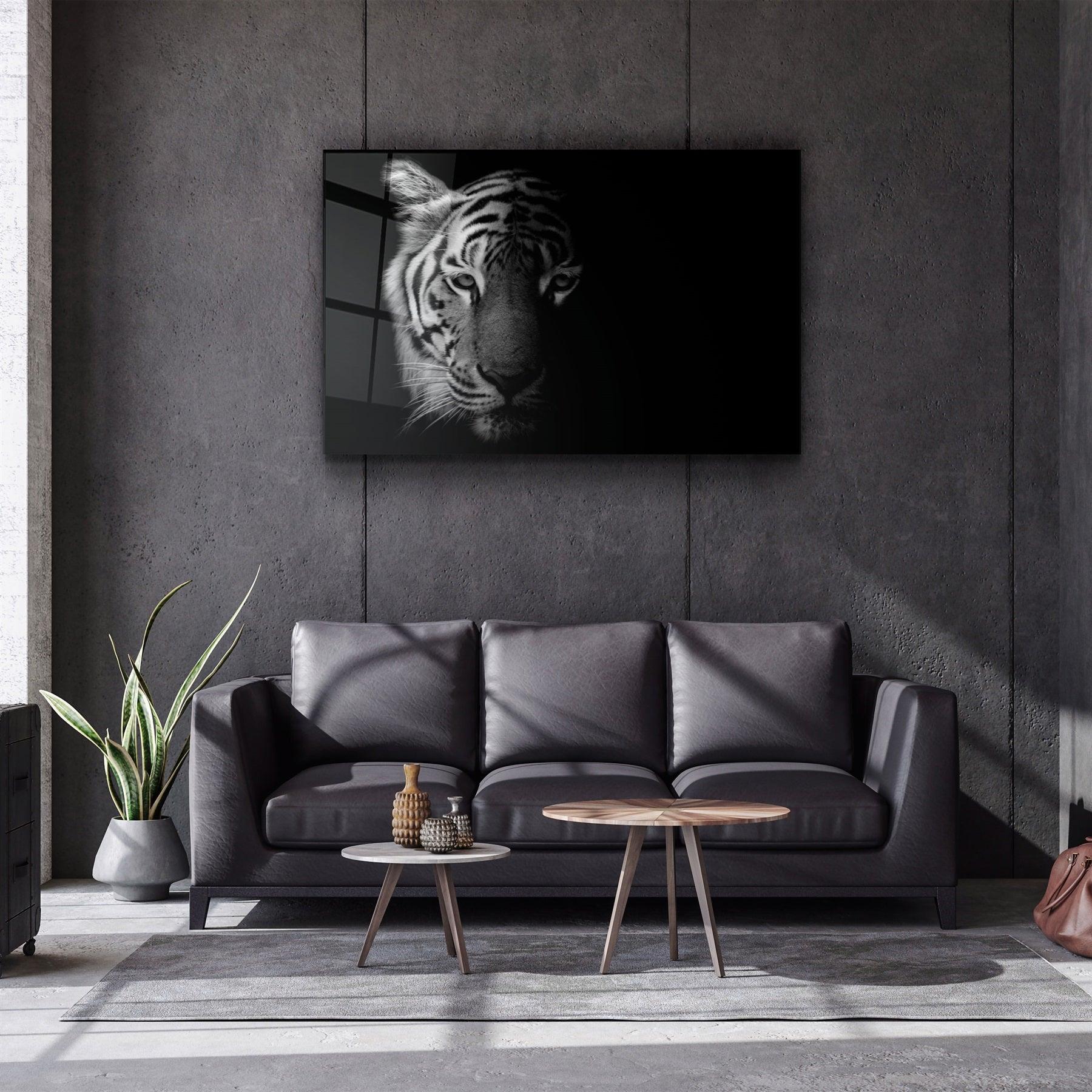 ・"Tiger 1"・Glass Wall Art