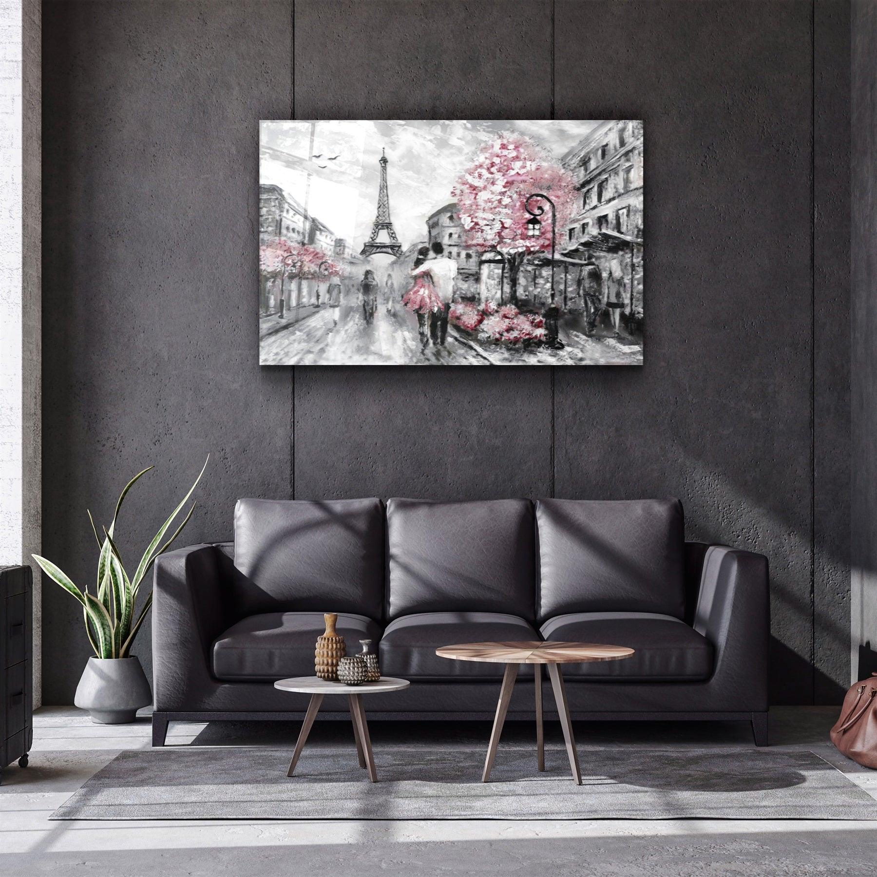 ・"Paris"・Glass Wall Art