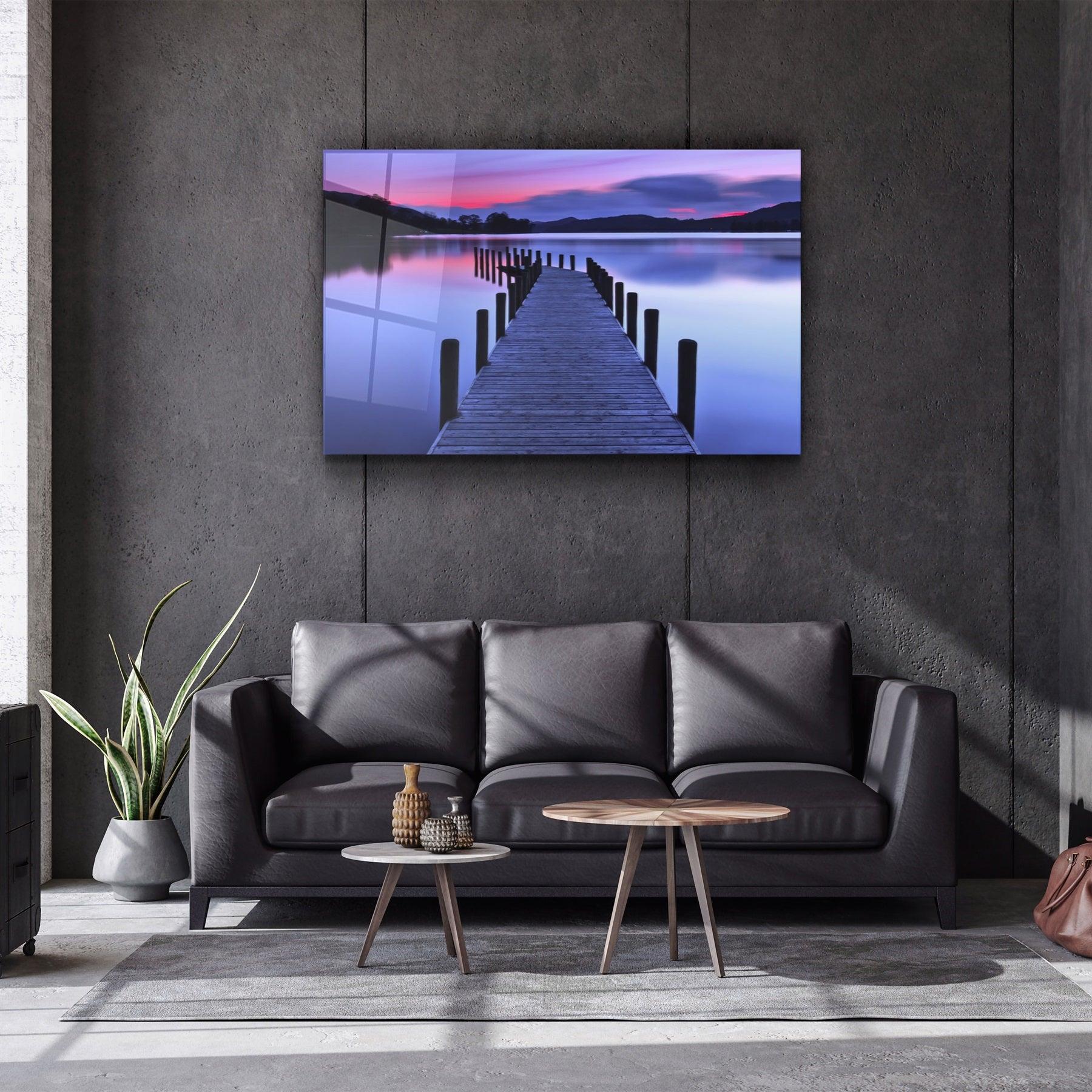 ・"Pier 6"・Glass Wall Art