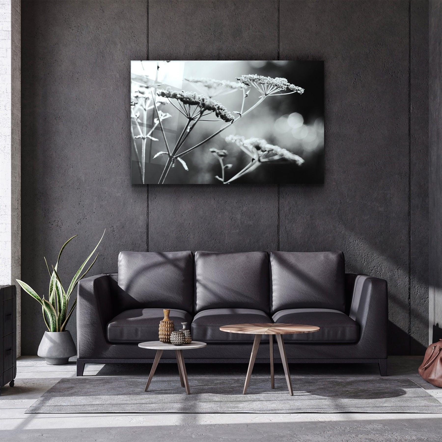 ・"Flower"・Glass Wall Art