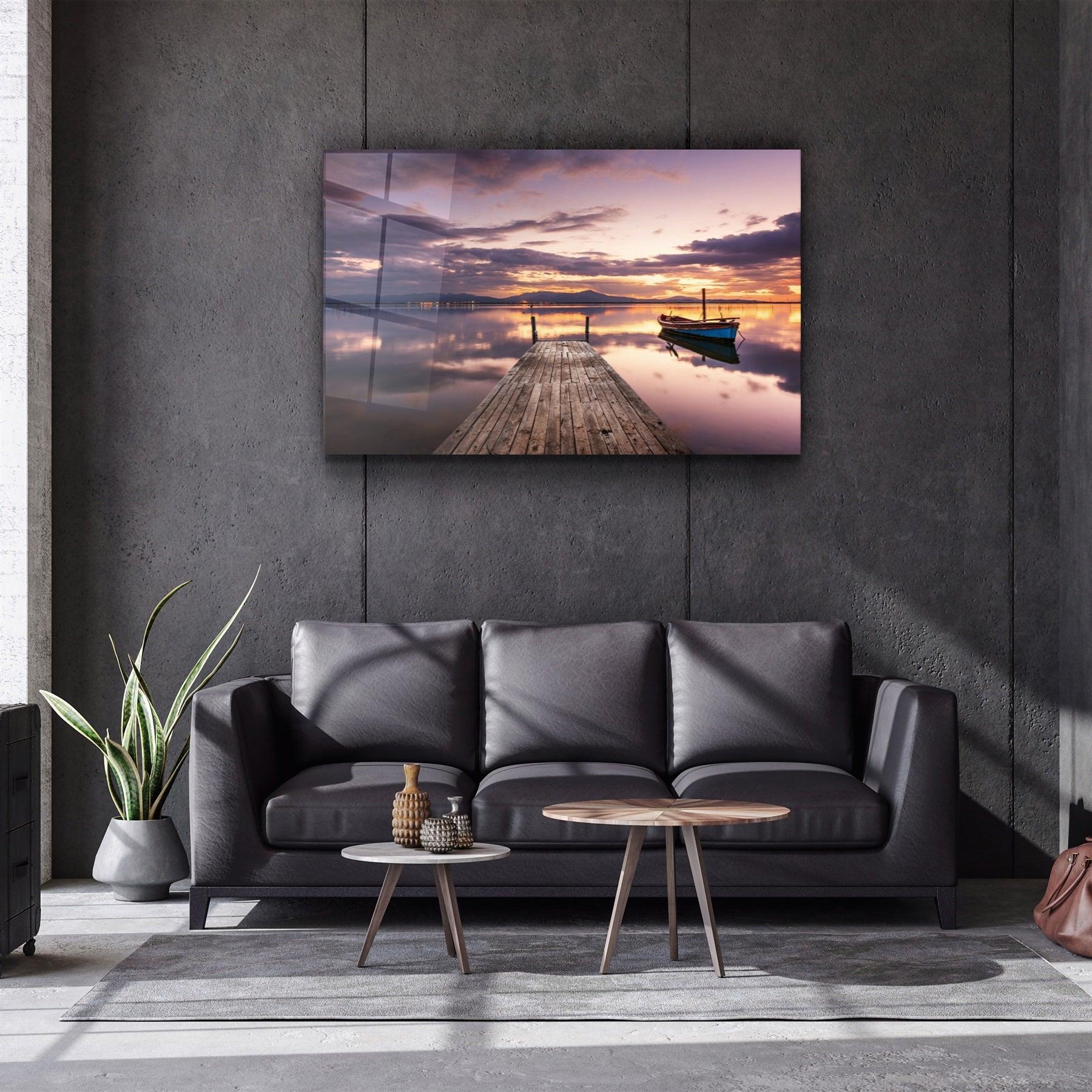 ・"Pier 10"・Glass Wall Art