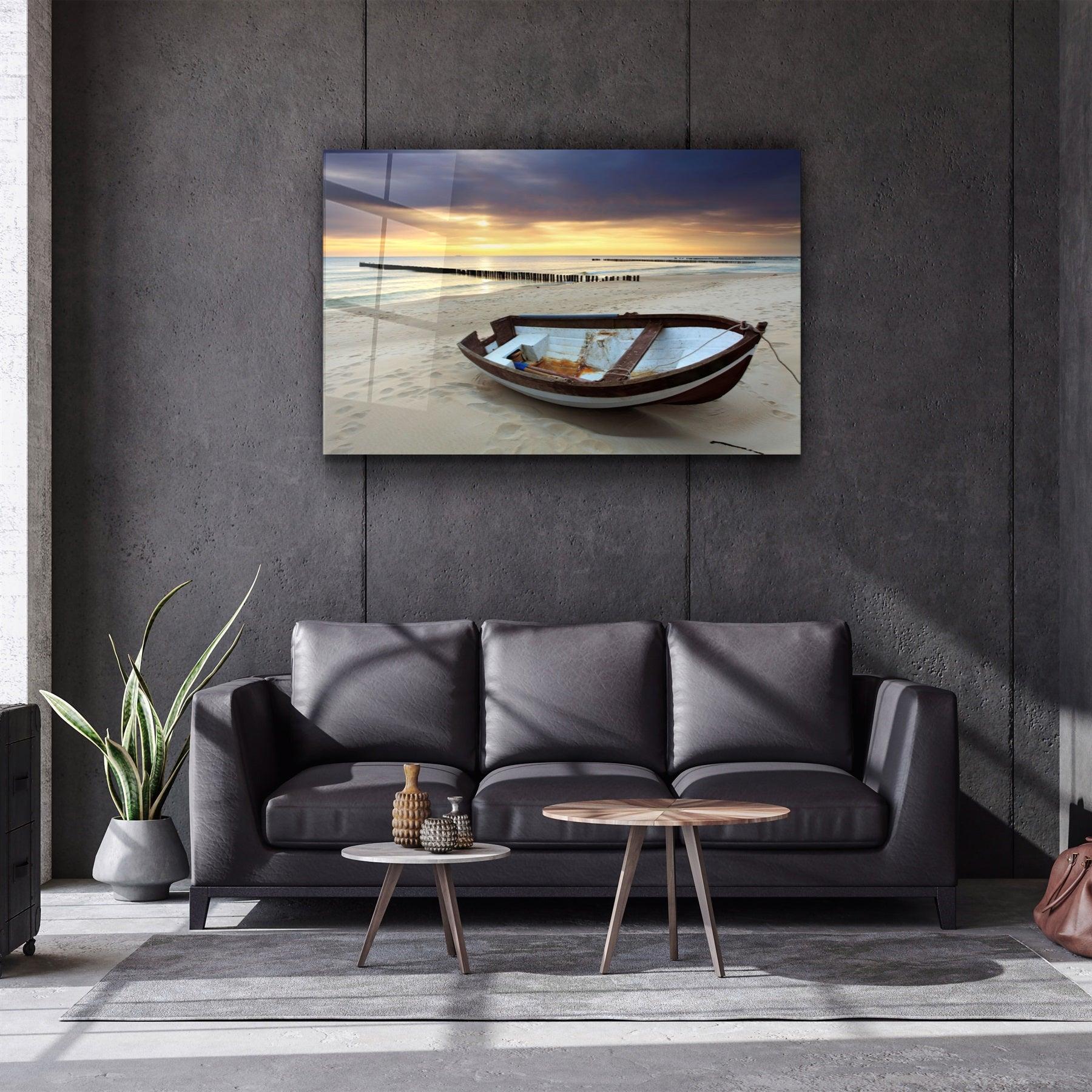 ・"SeaSide"・Glass Wall Art