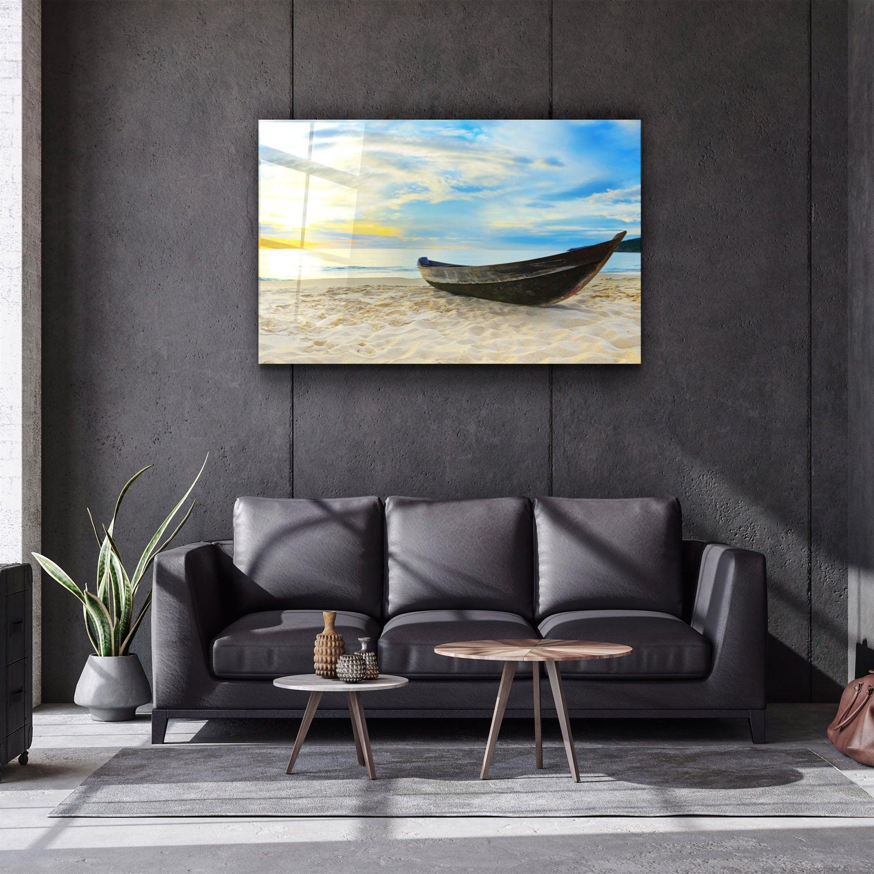 ・"SeaSide"・Glass Wall Art