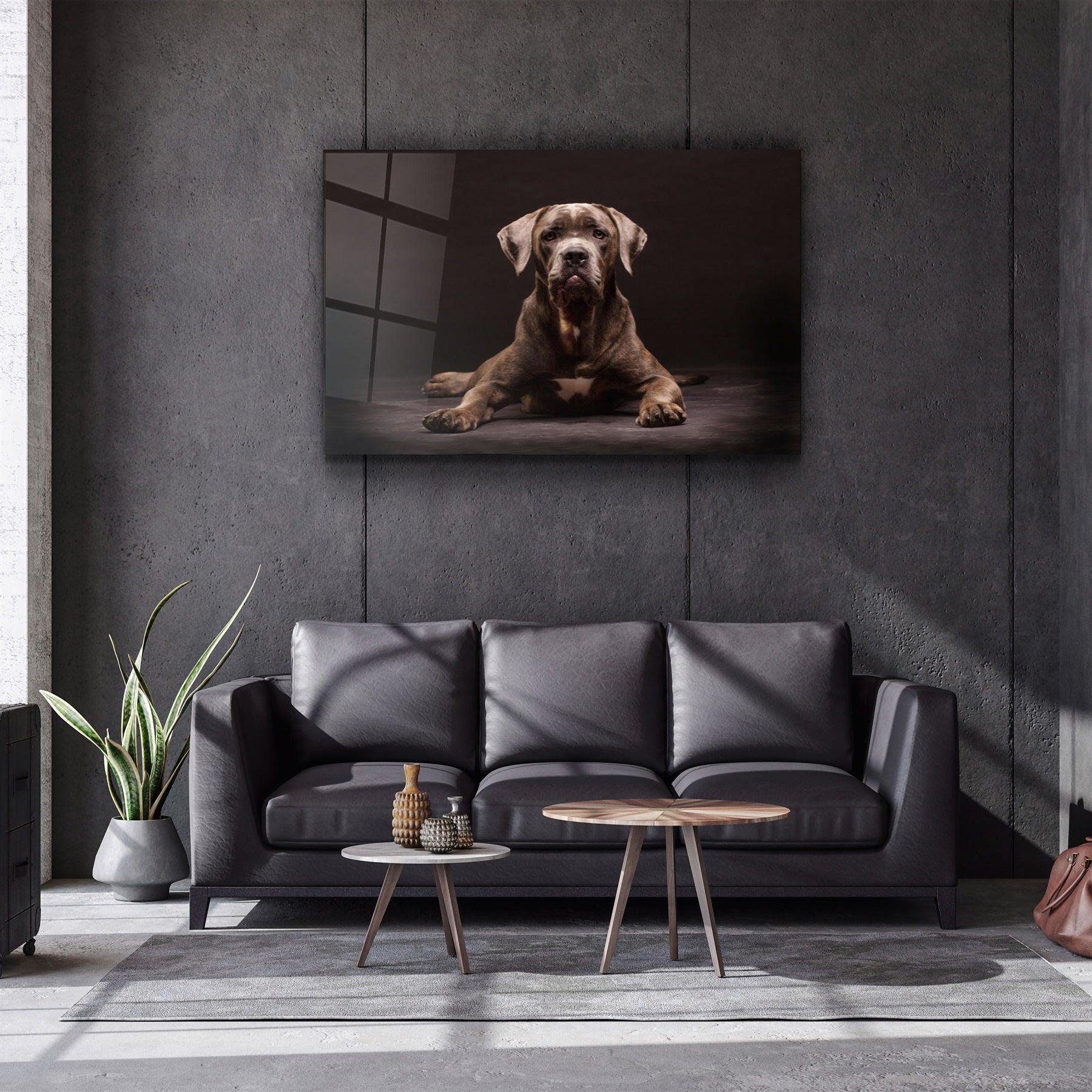 ・"Dog"・Glass Wall Art