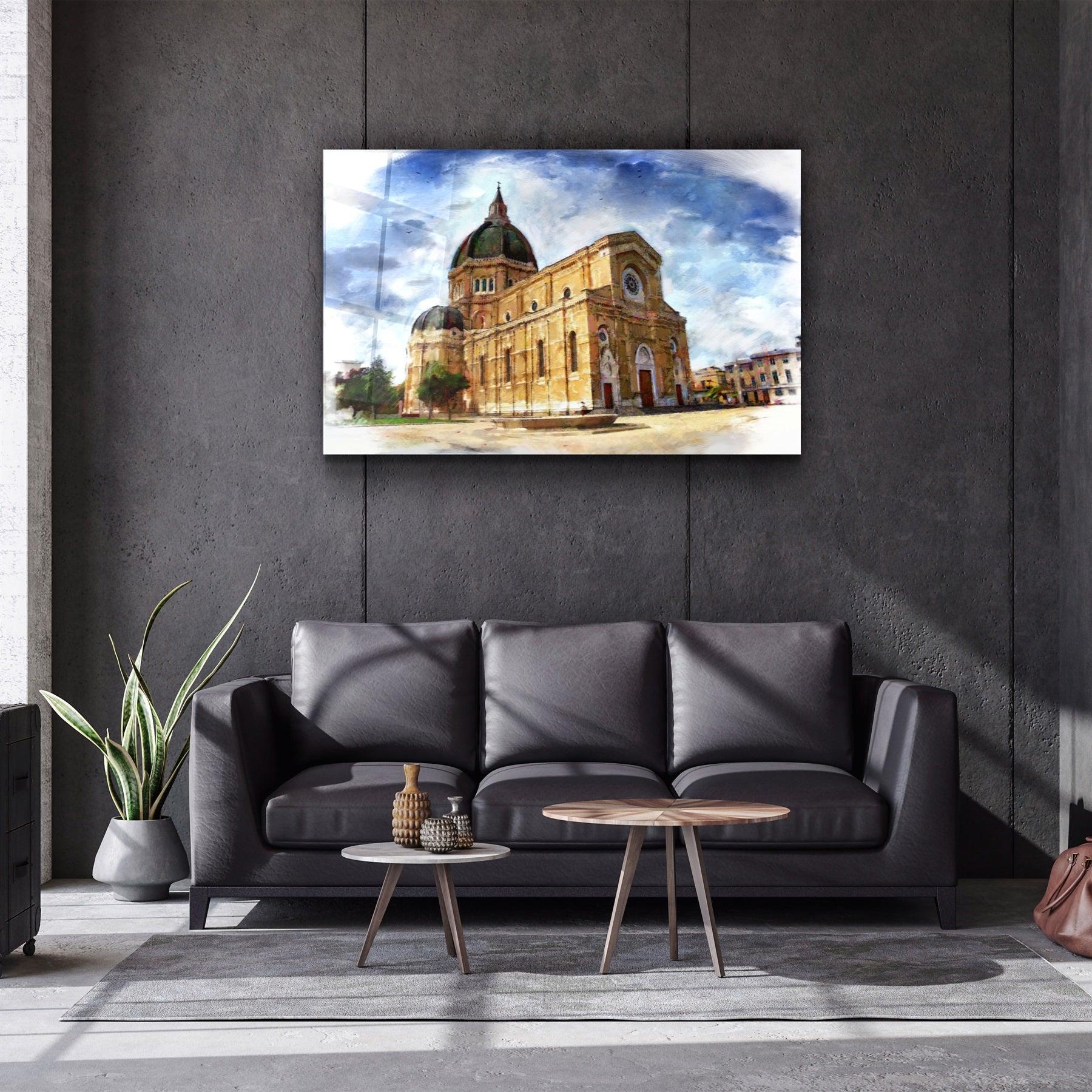 ・"Historical building"・Glass Wall Art