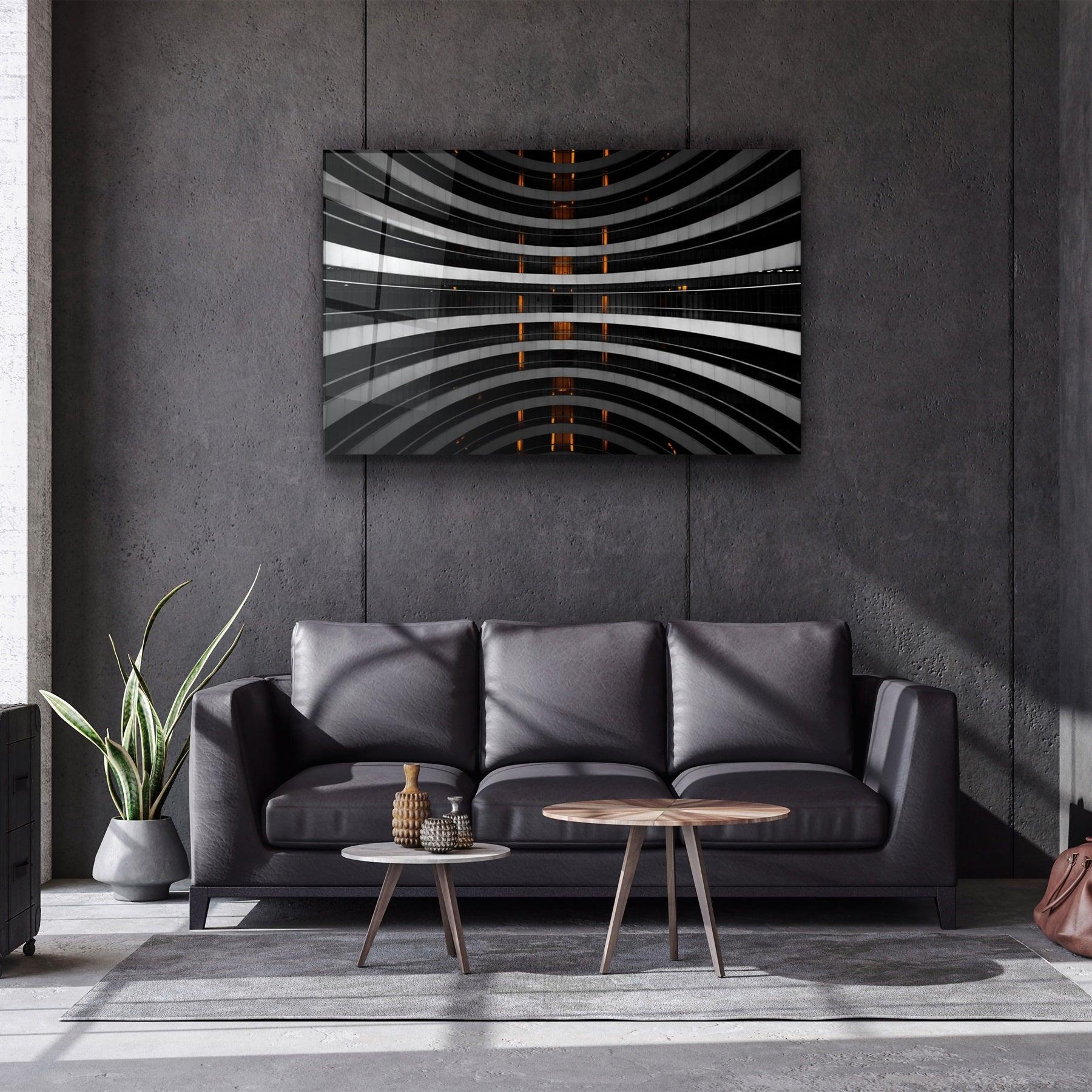 ・"Interesting Architecture"・Glass Wall Art