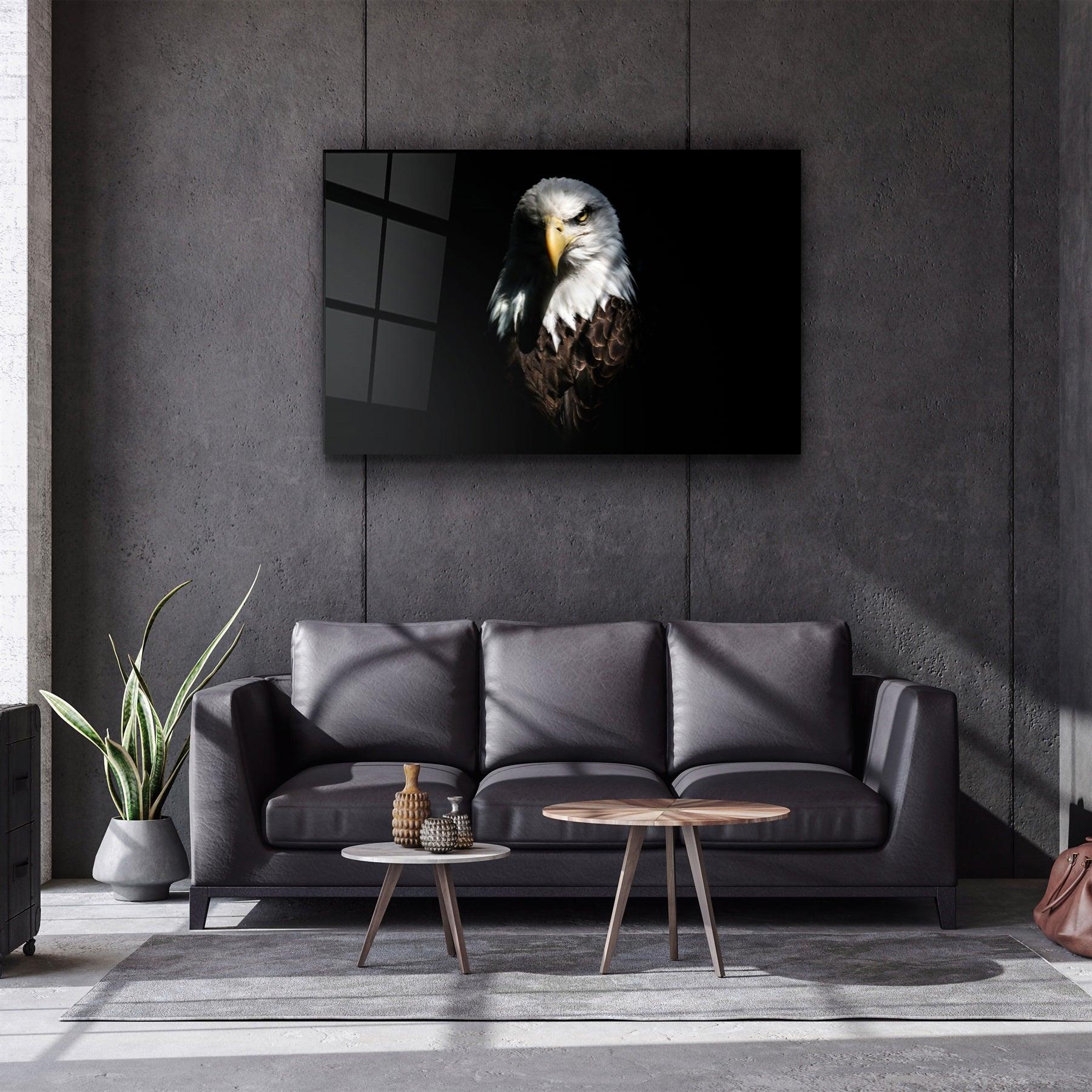 ・"Eagle 1"・Glass Wall Art