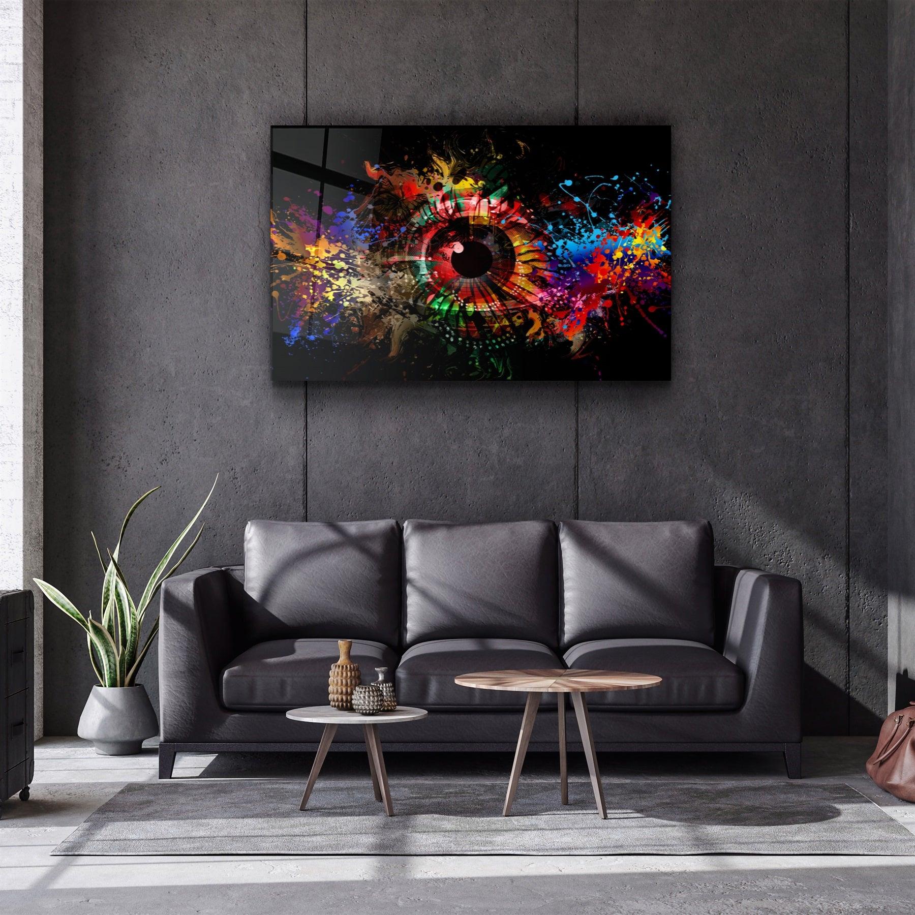 ・"Eye of the Future"・Glass Wall Art