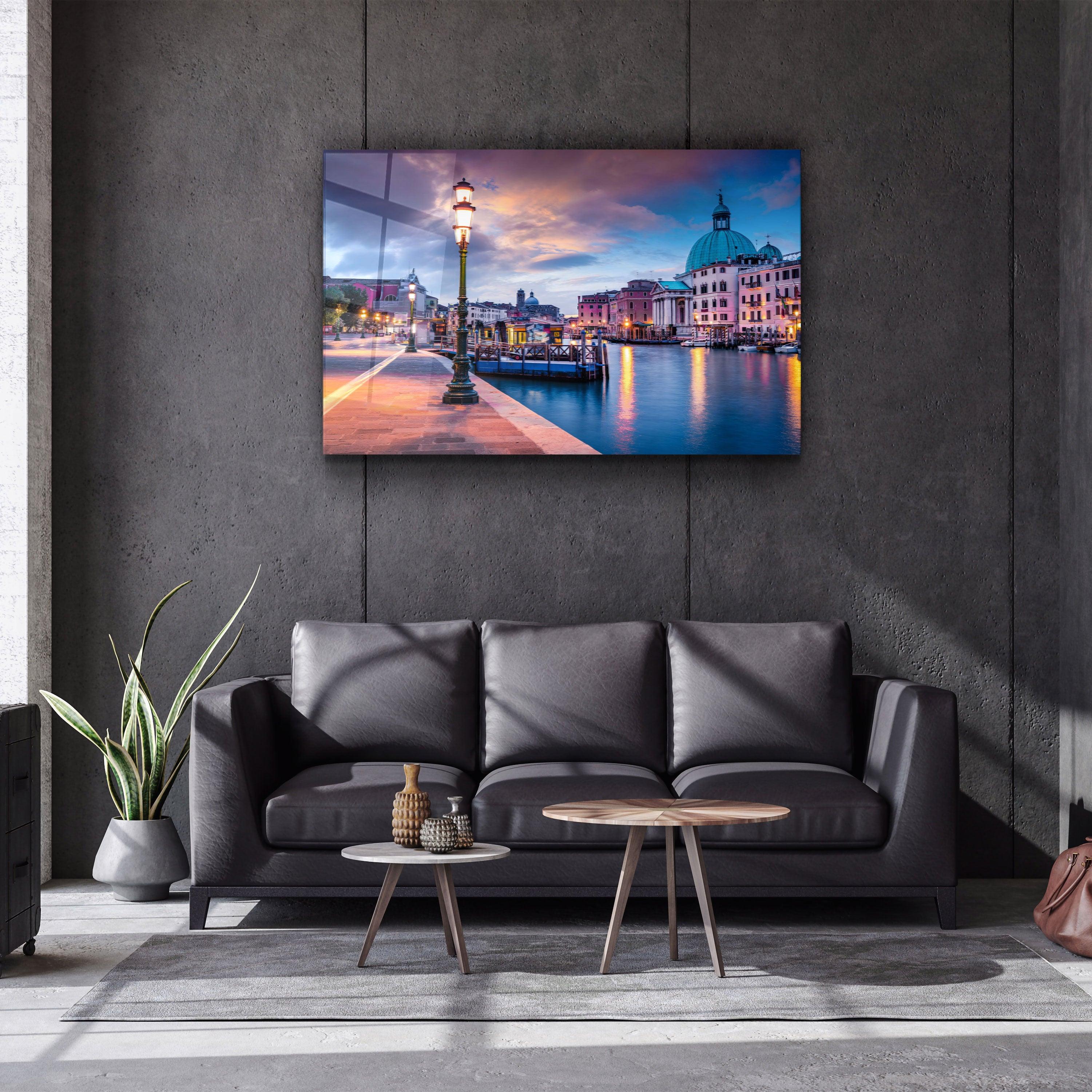 ・"Venice Italy 2"・Glass Wall Art