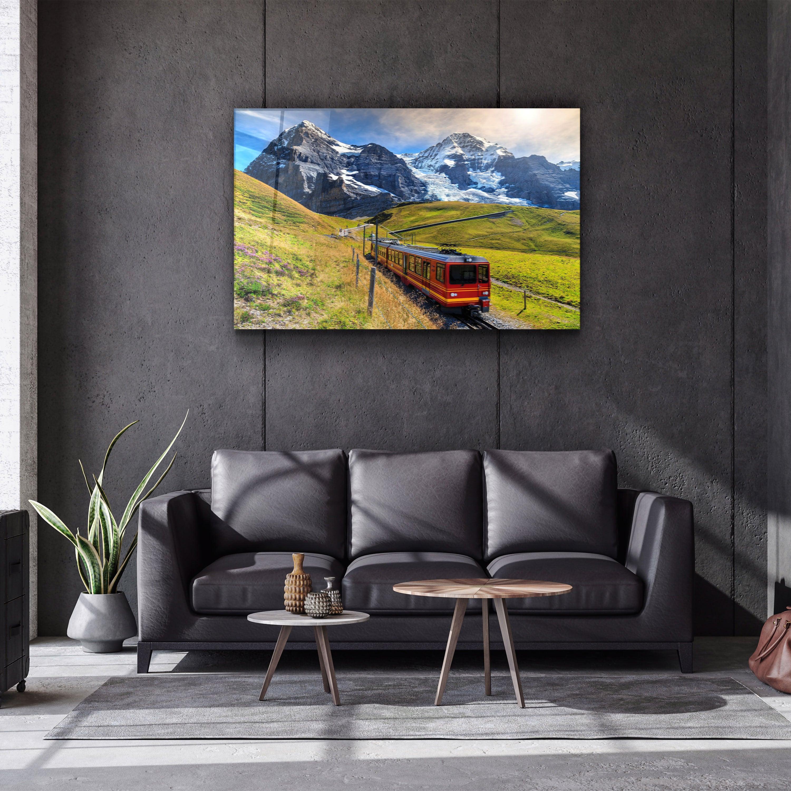 ・"Jungfrau Switzerland"・Glass Wall Art