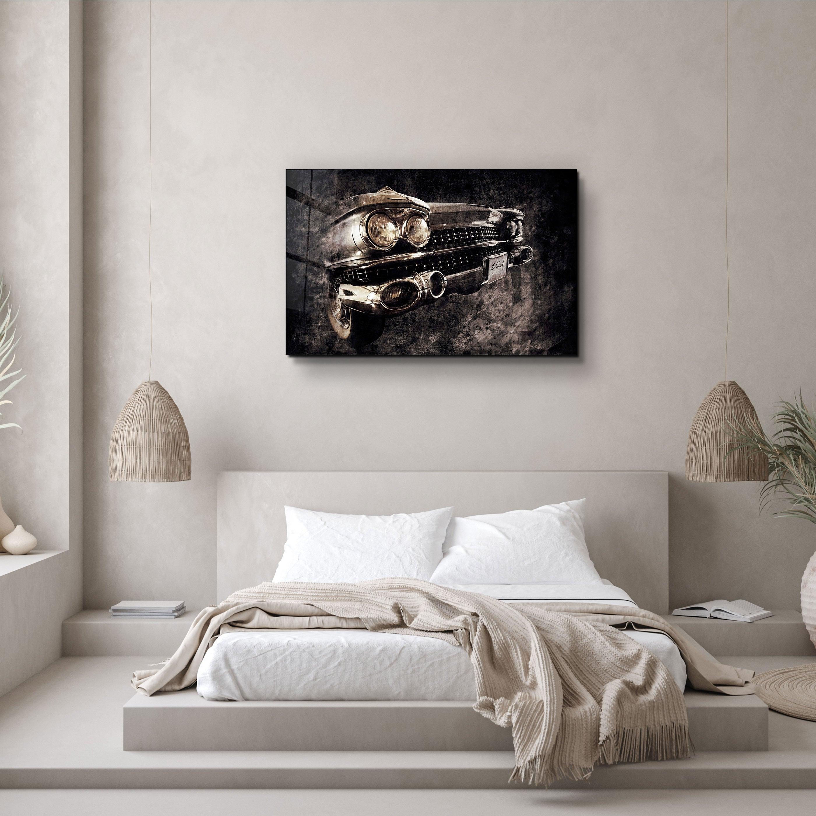 ・"Face Of The Classic"・Glass Wall Art - ArtDesigna Glass Printing Wall Art