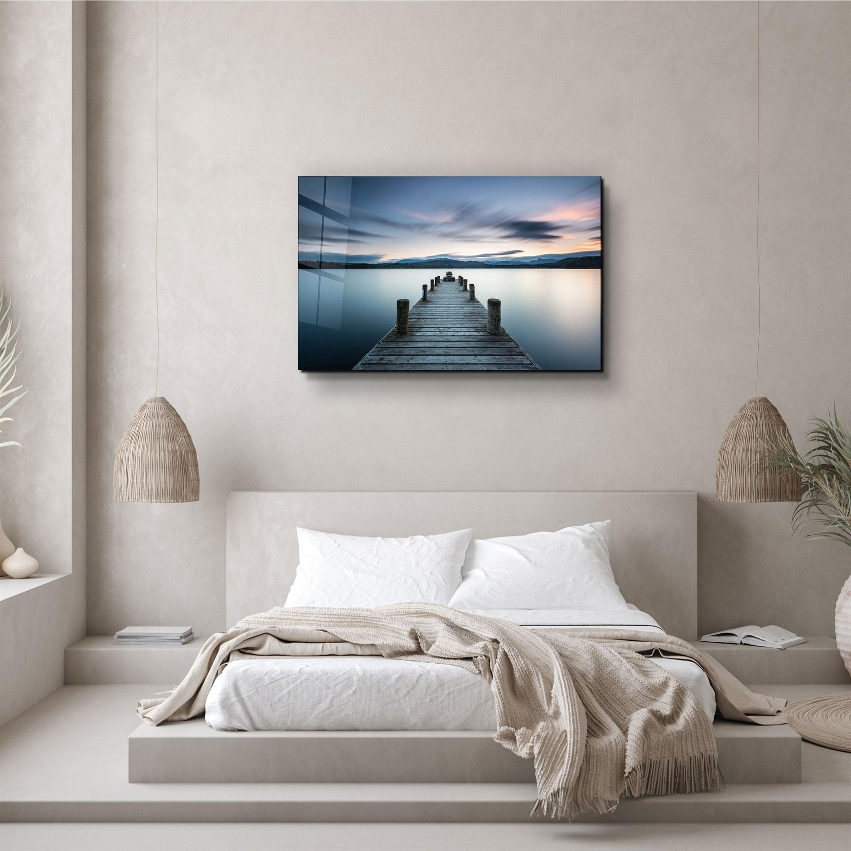 ・"Pier"・Glass Wall Art
