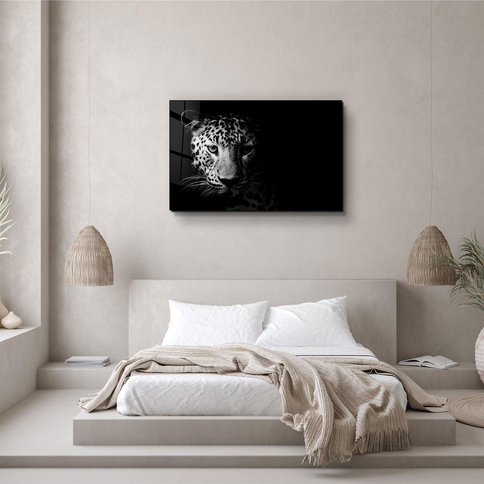 ・"Leopard"・Glass Wall Art