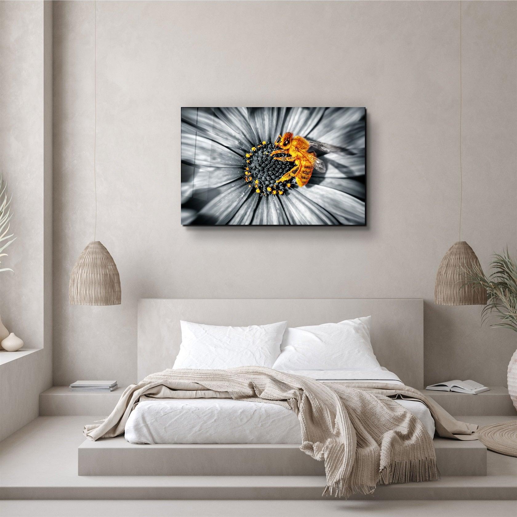 ・"Honey Bee"・Glass Wall Art