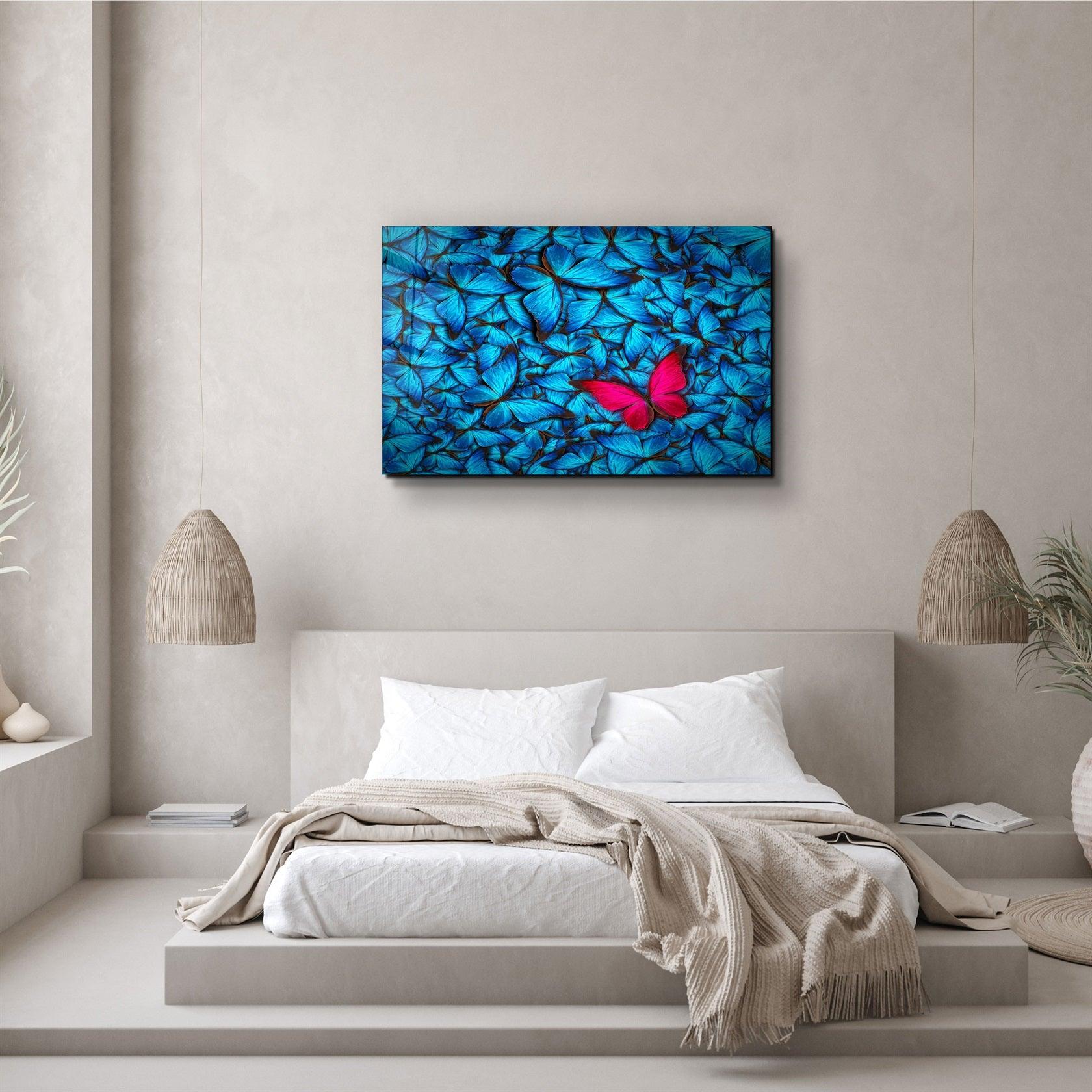 ・"Butterfly 1"・Glass Wall Art