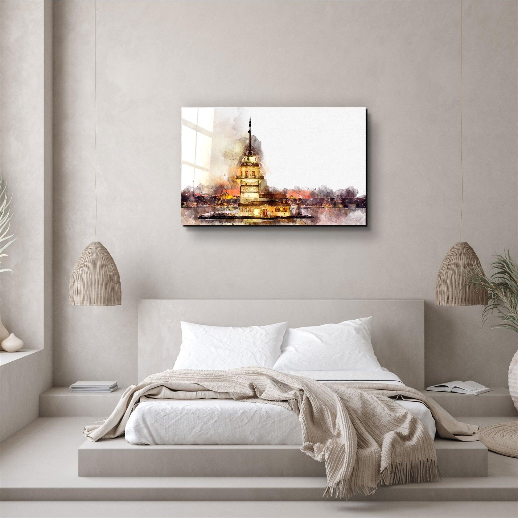 ・"Maiden's Tower"・Glass Wall Art
