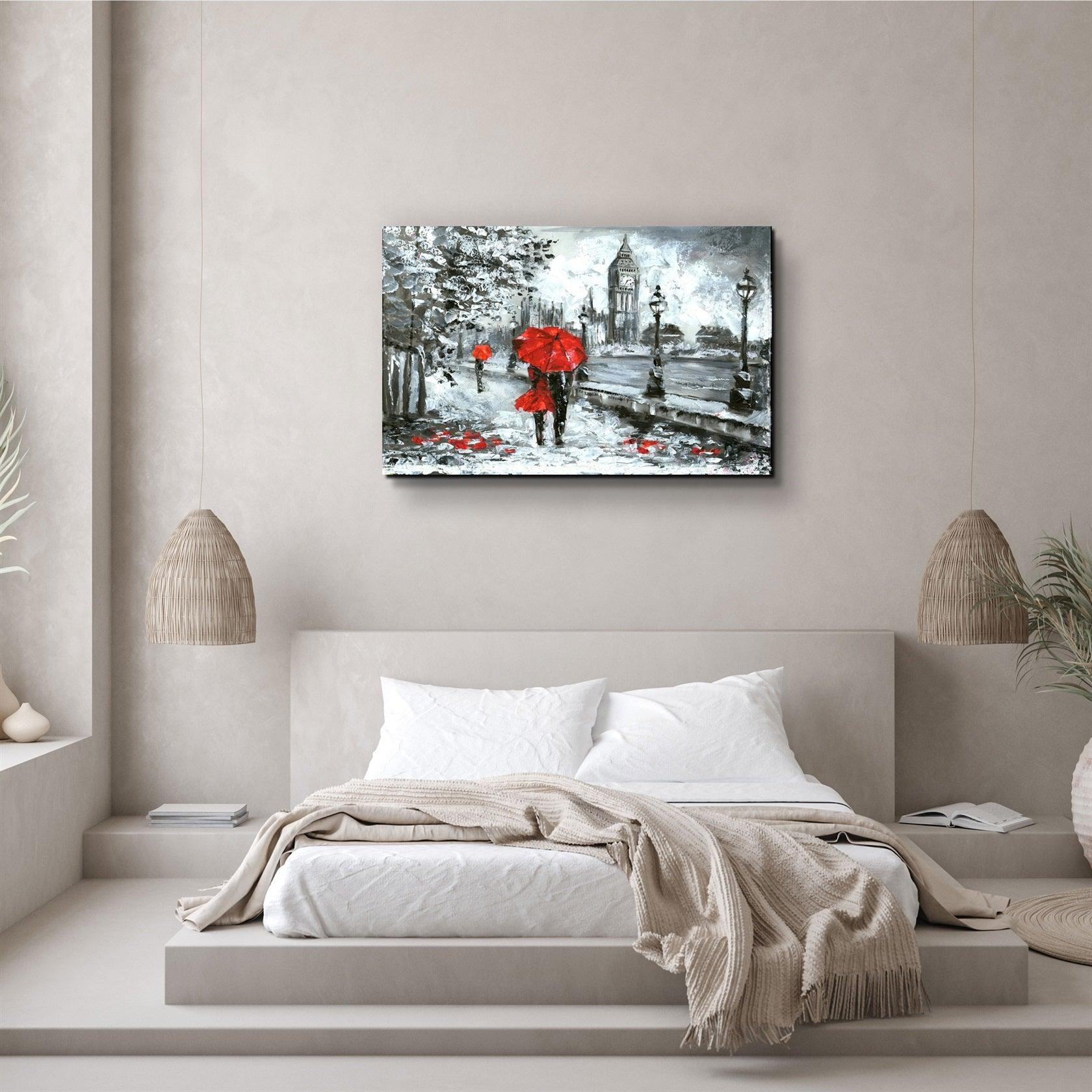 ・"London"・Glass Wall Art