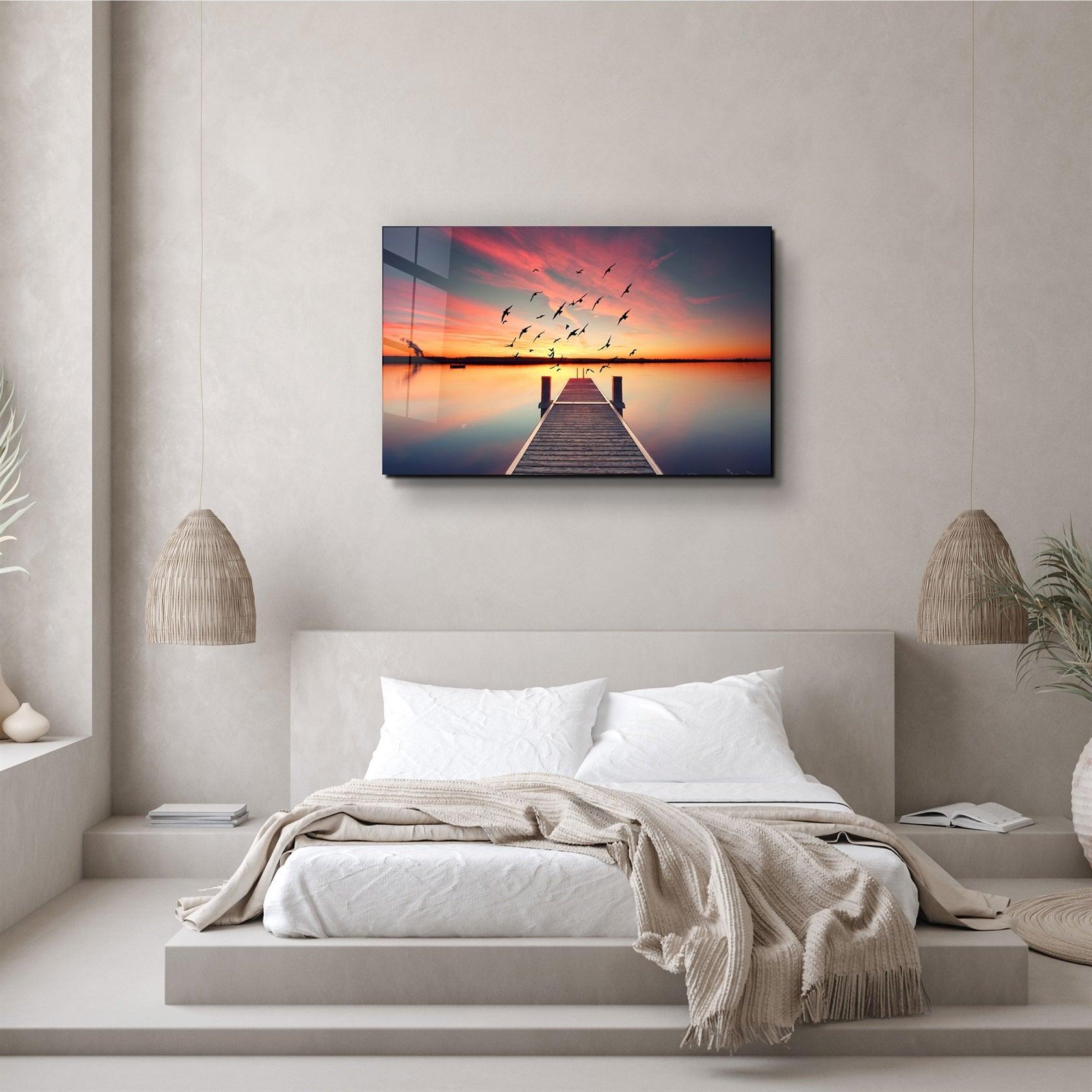 ・"Pier 5"・Glass Wall Art