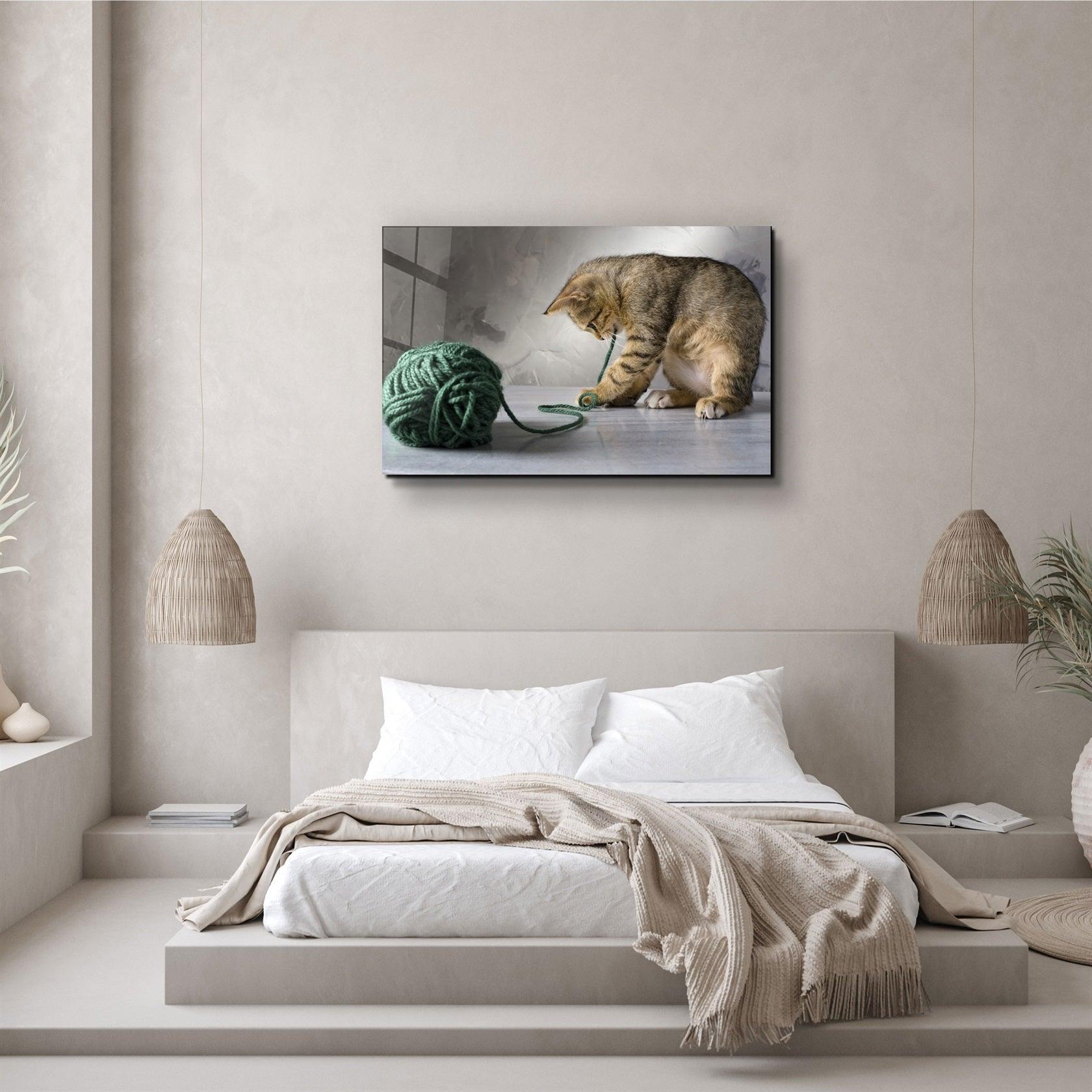 ・"Ball of Wool"・Glass Wall Art