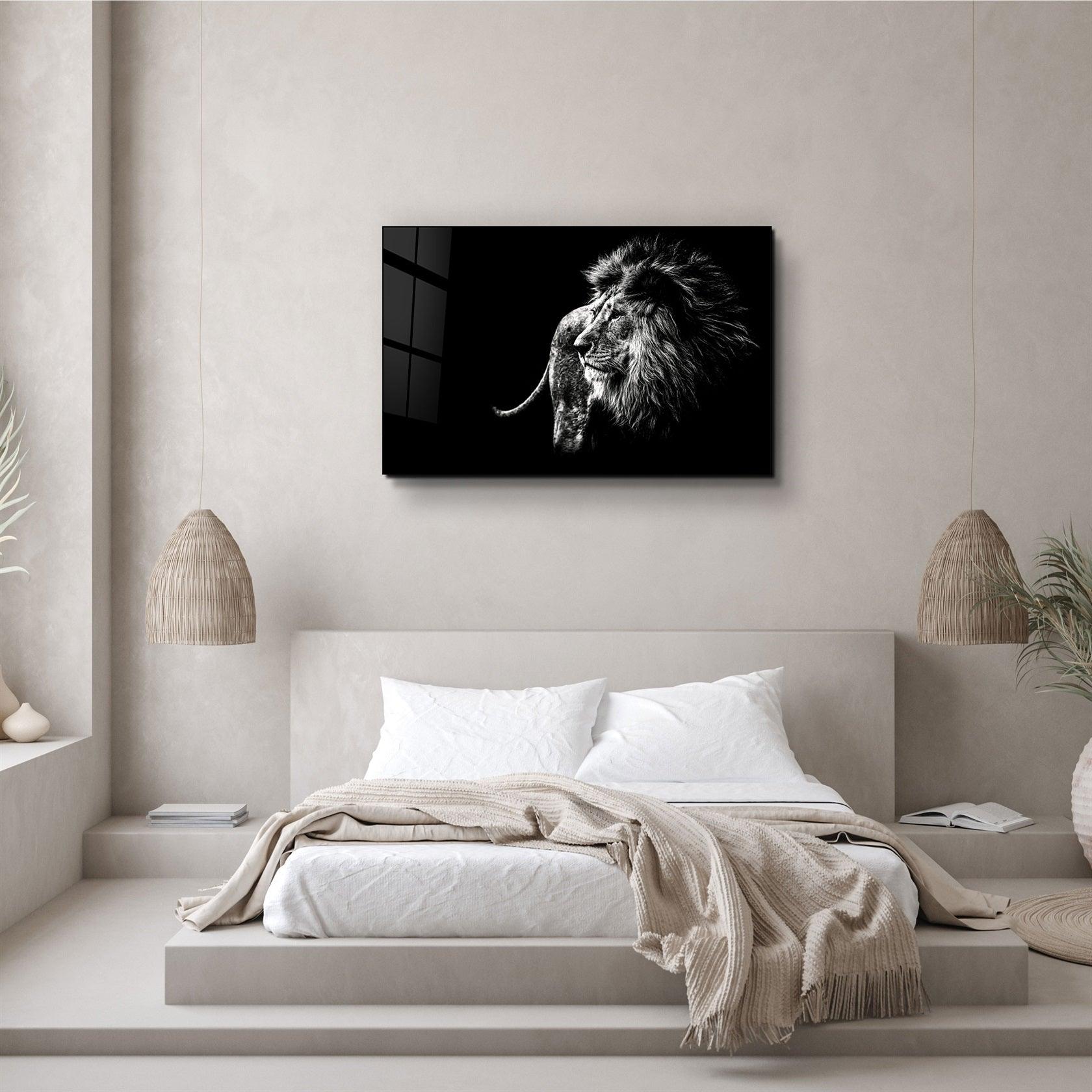 ・"Lion"・Glass Wall Art