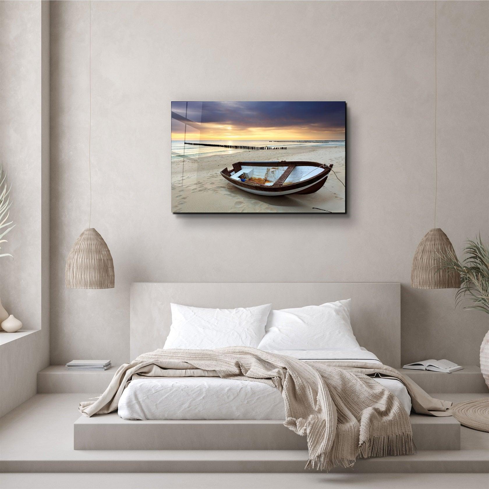 ・"SeaSide"・Glass Wall Art