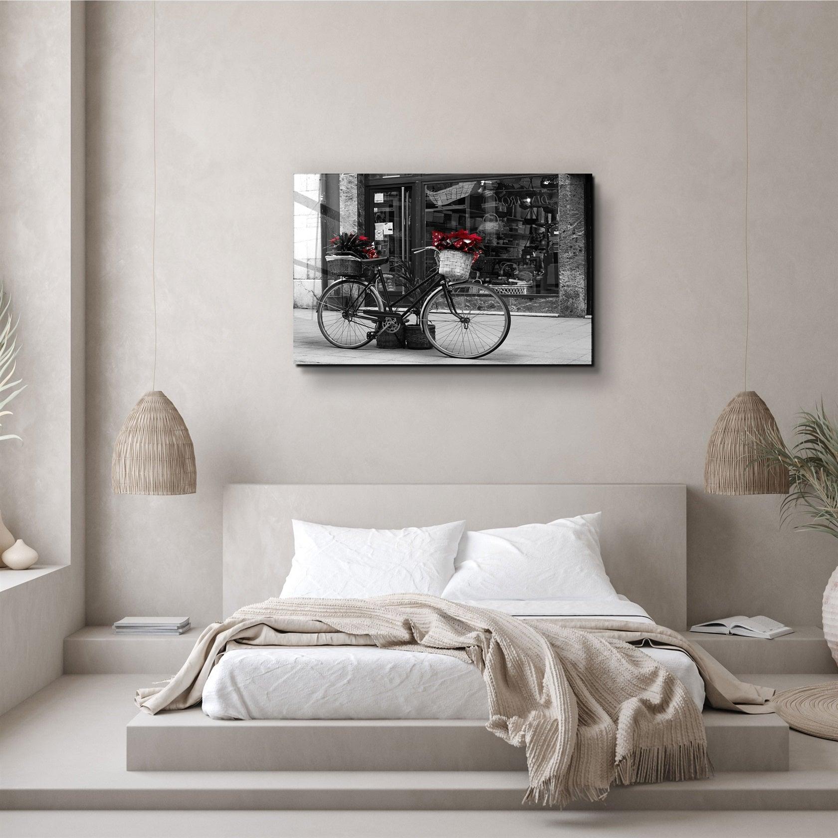 ・"Bicycle"・Glass Wall Art