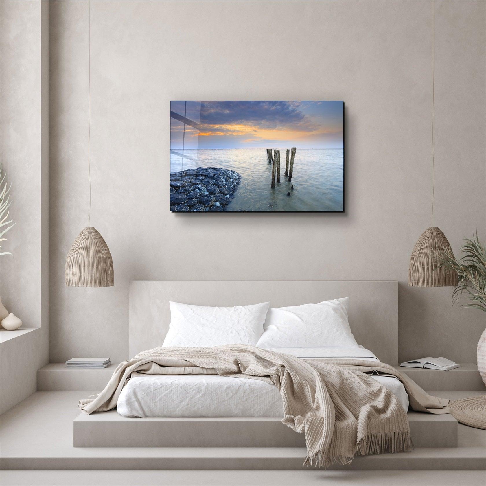 ・"Sunset"・Glass Wall Art