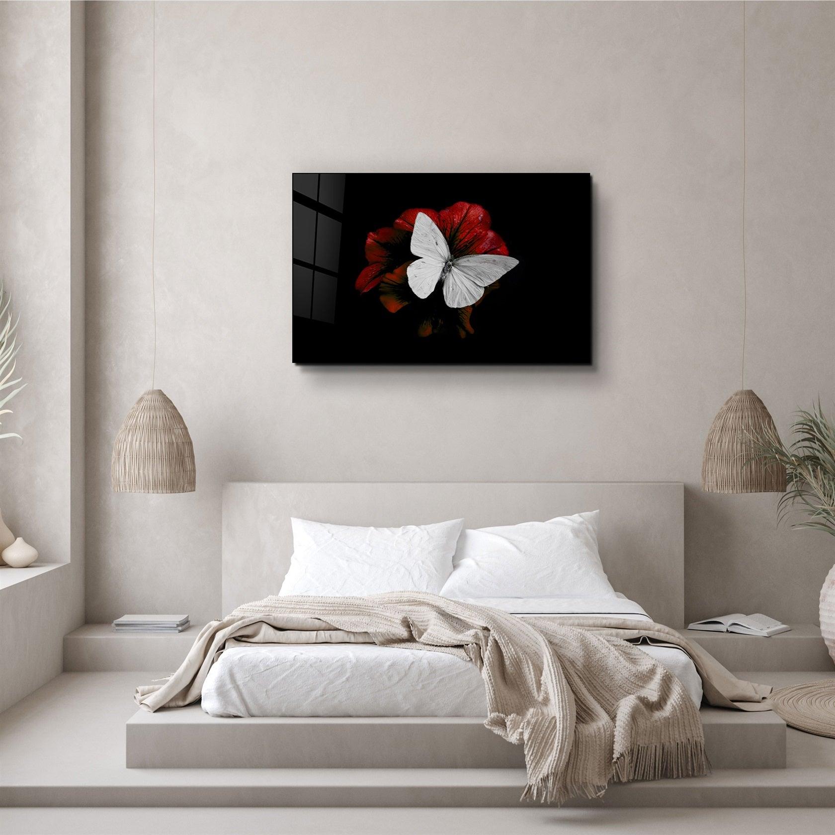 ・"Butterfly 3"・Glass Wall Art