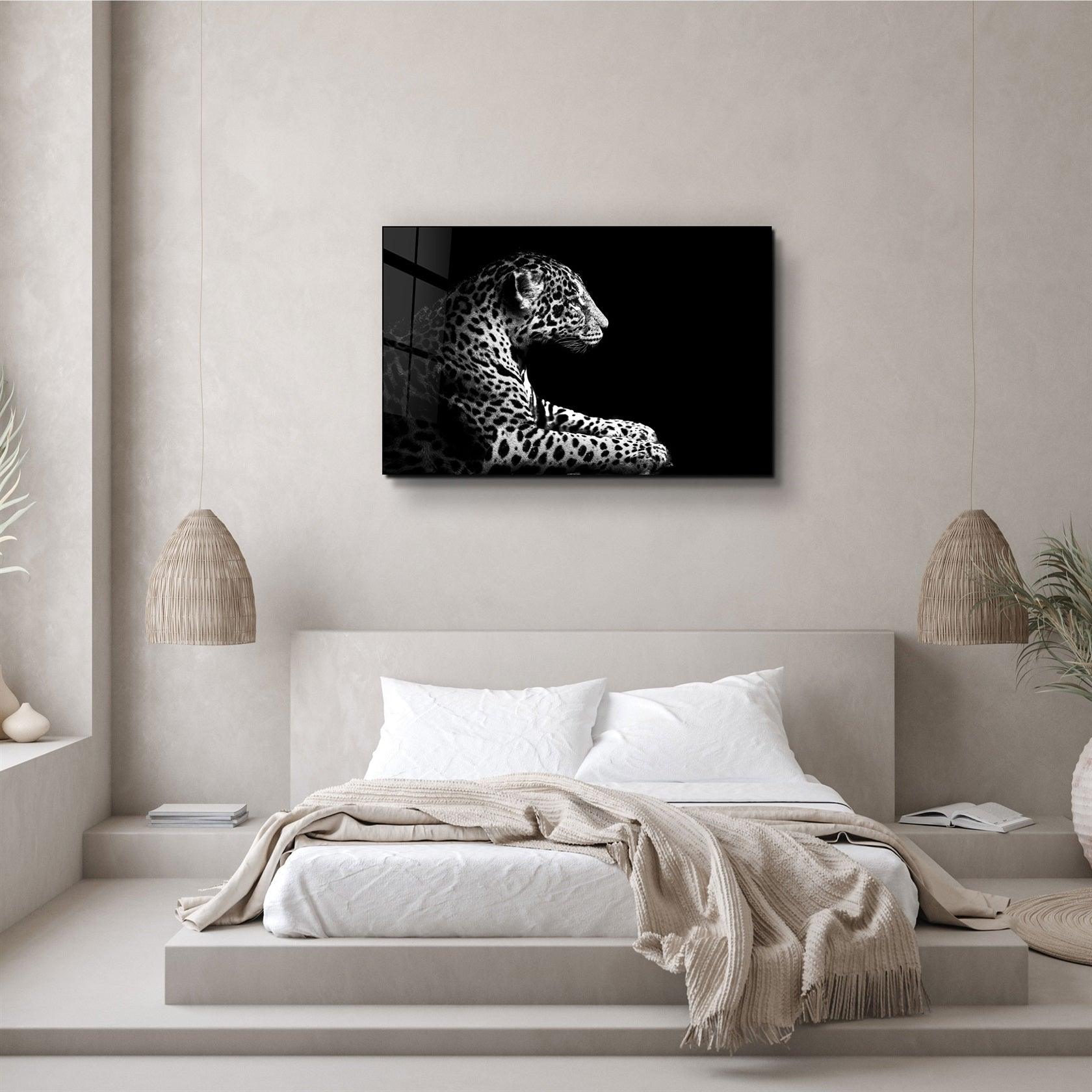 ・"Leopard"・Glass Wall Art