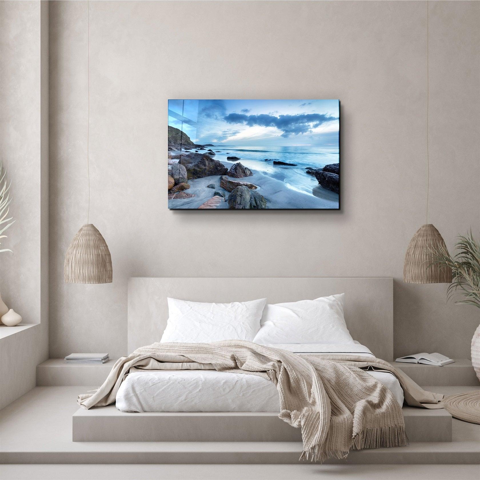 ・"Sea Landscape"・Glass Wall Art