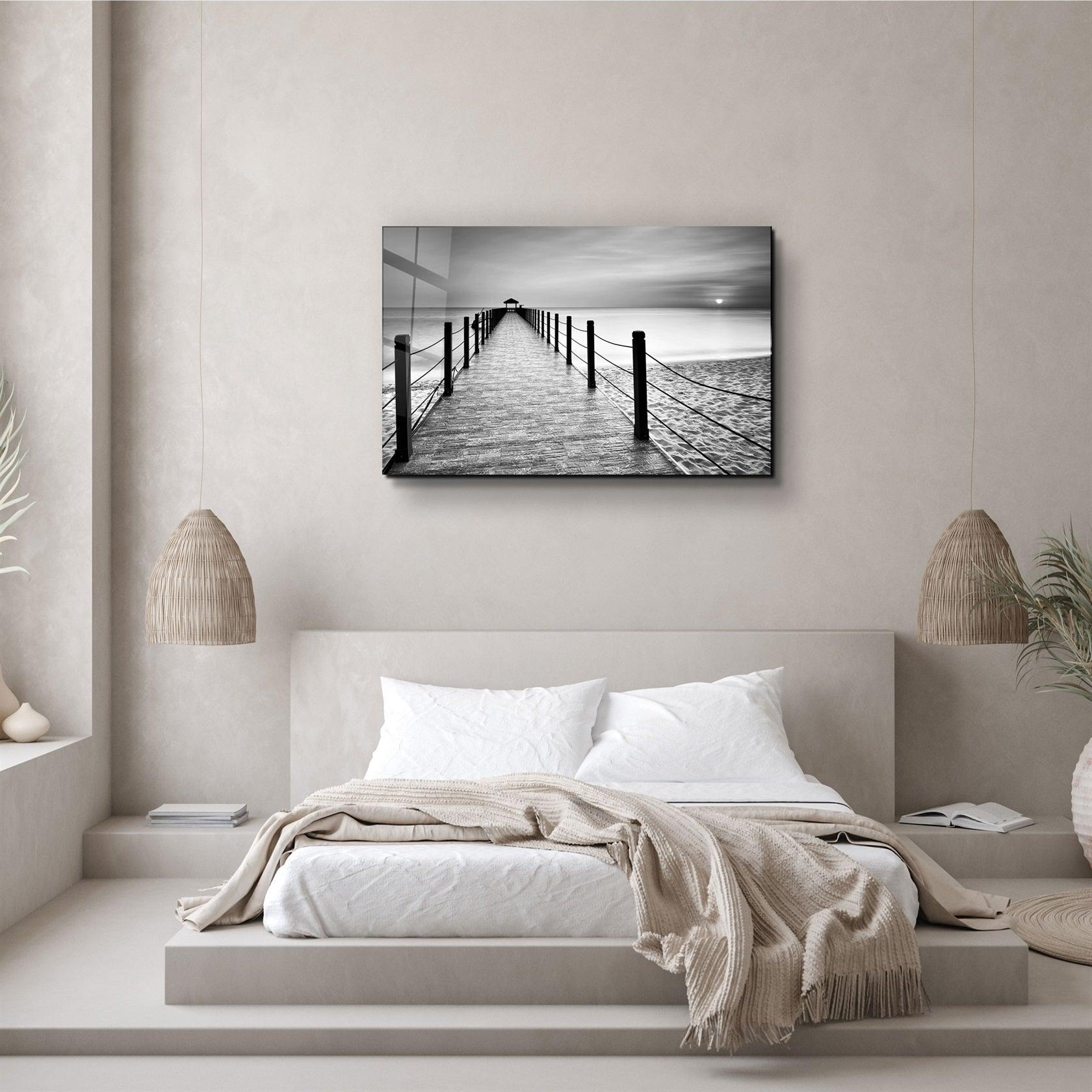 ・"Pier 18"・Glass Wall Art