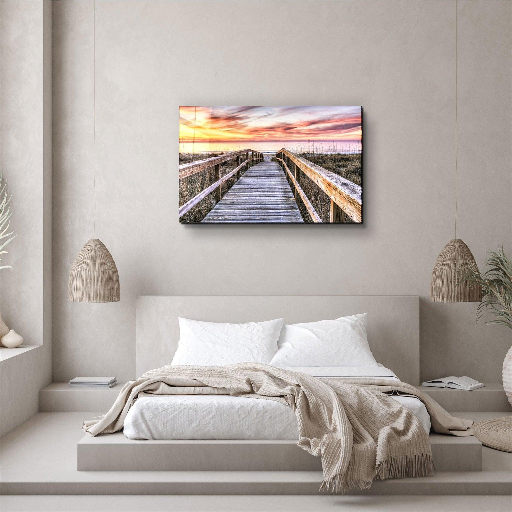 ・"Sunset 3"・Glass Wall Art