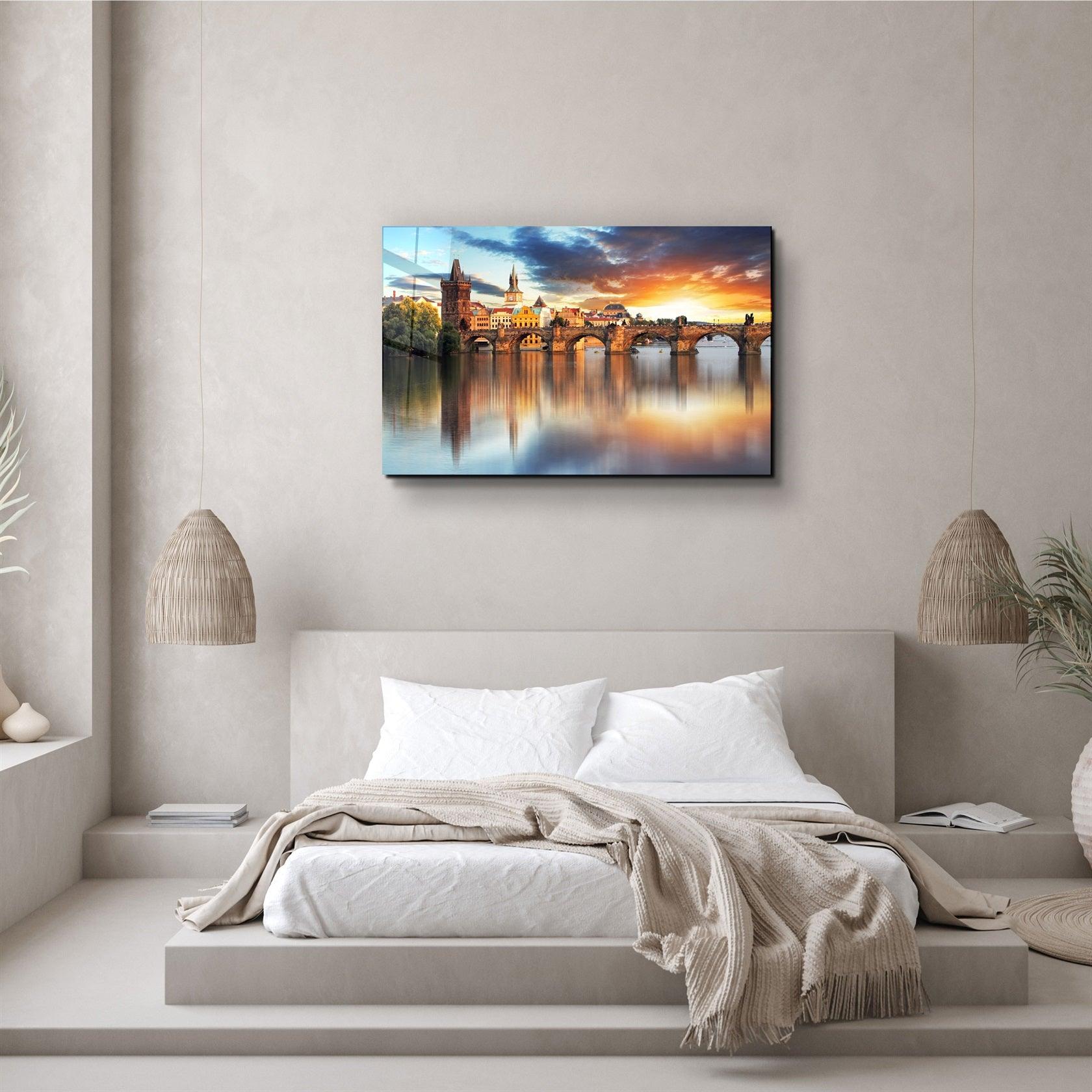・"Prag"・Glass Wall Art