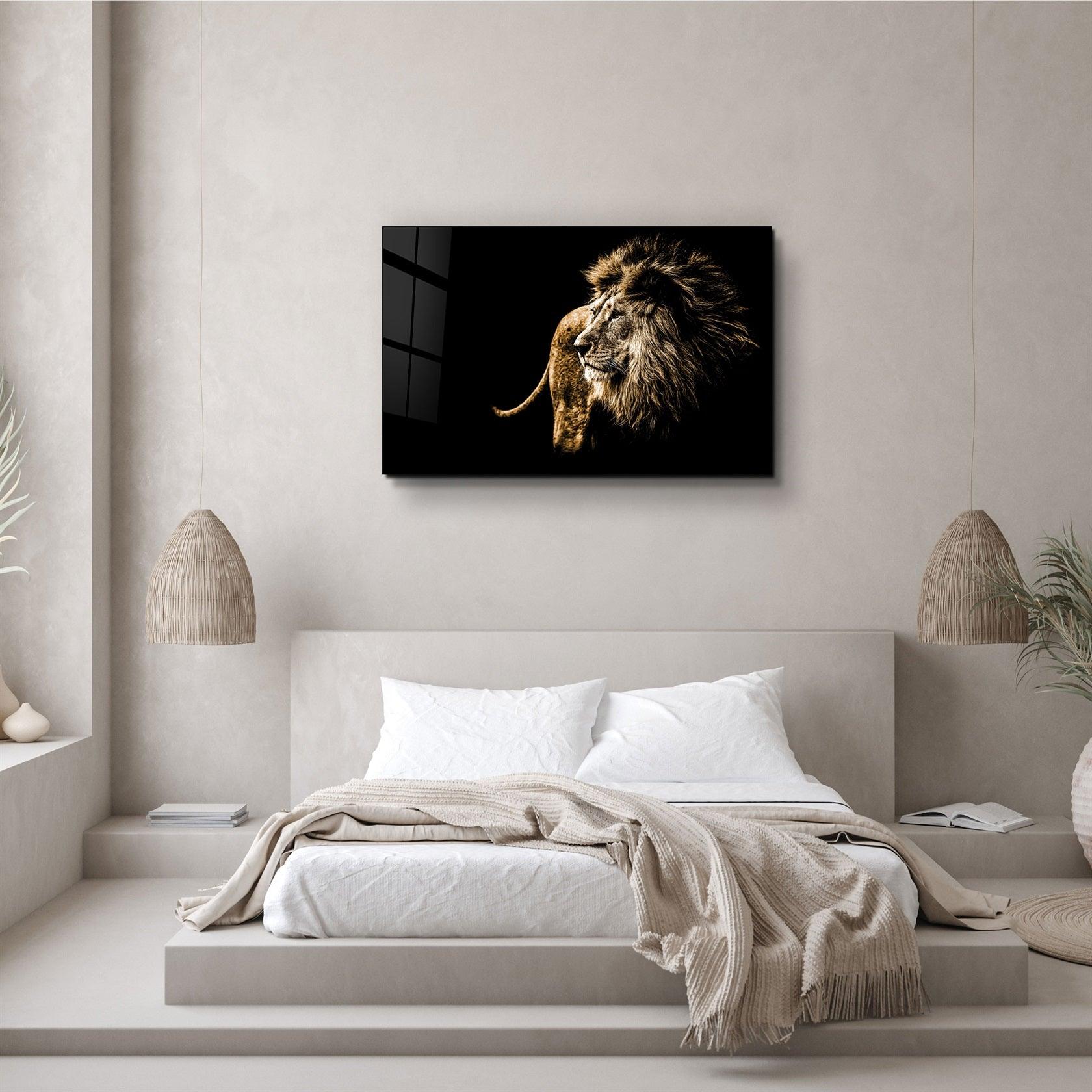 ・"Lion"・Glass Wall Art