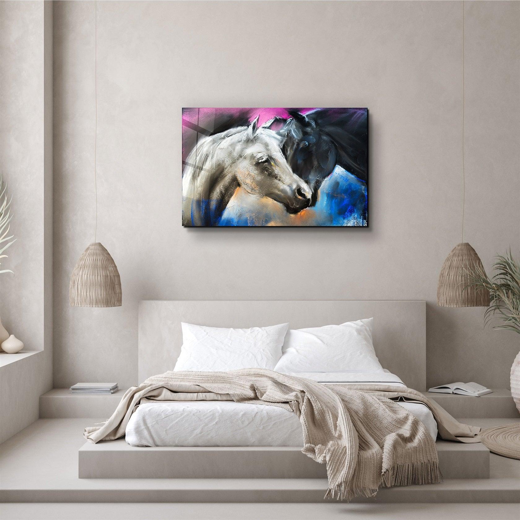 ・"Horse"・Glass Wall Art